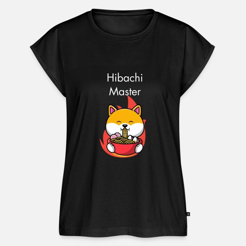 Hibachi Master Dog Eating Noodles