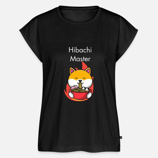 Hibachi Master Dog Eating Noodles