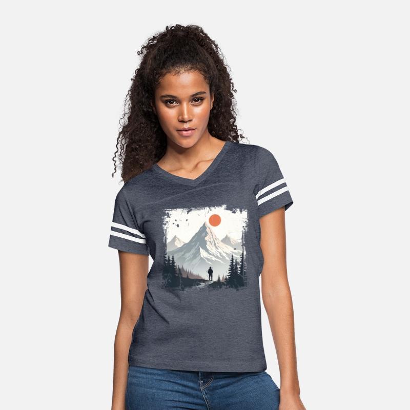 Hiker In The Mountains I Love Hiking And Nature