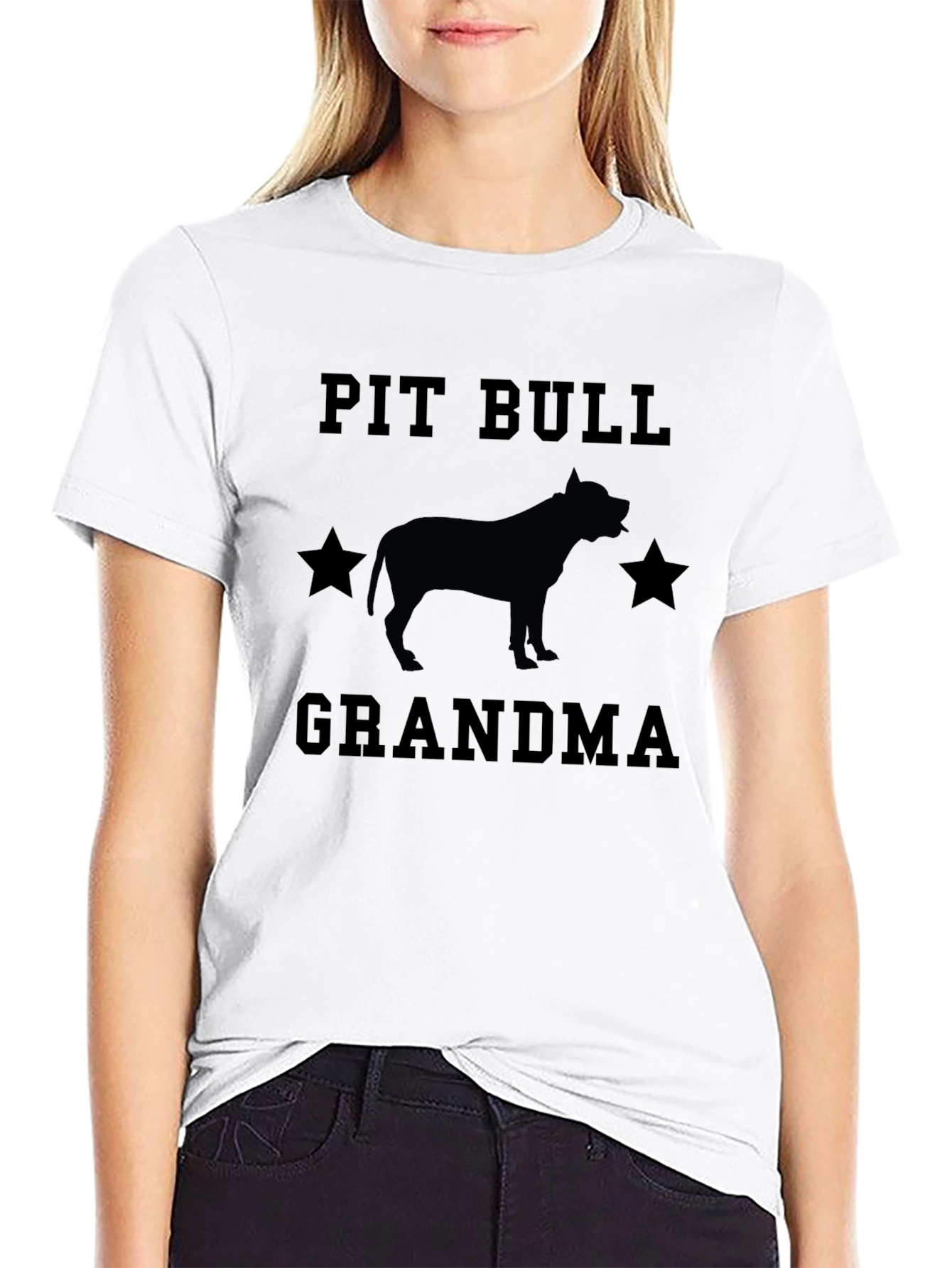 Pit Bull Grandma T-Shirt - Dog Lover Tee