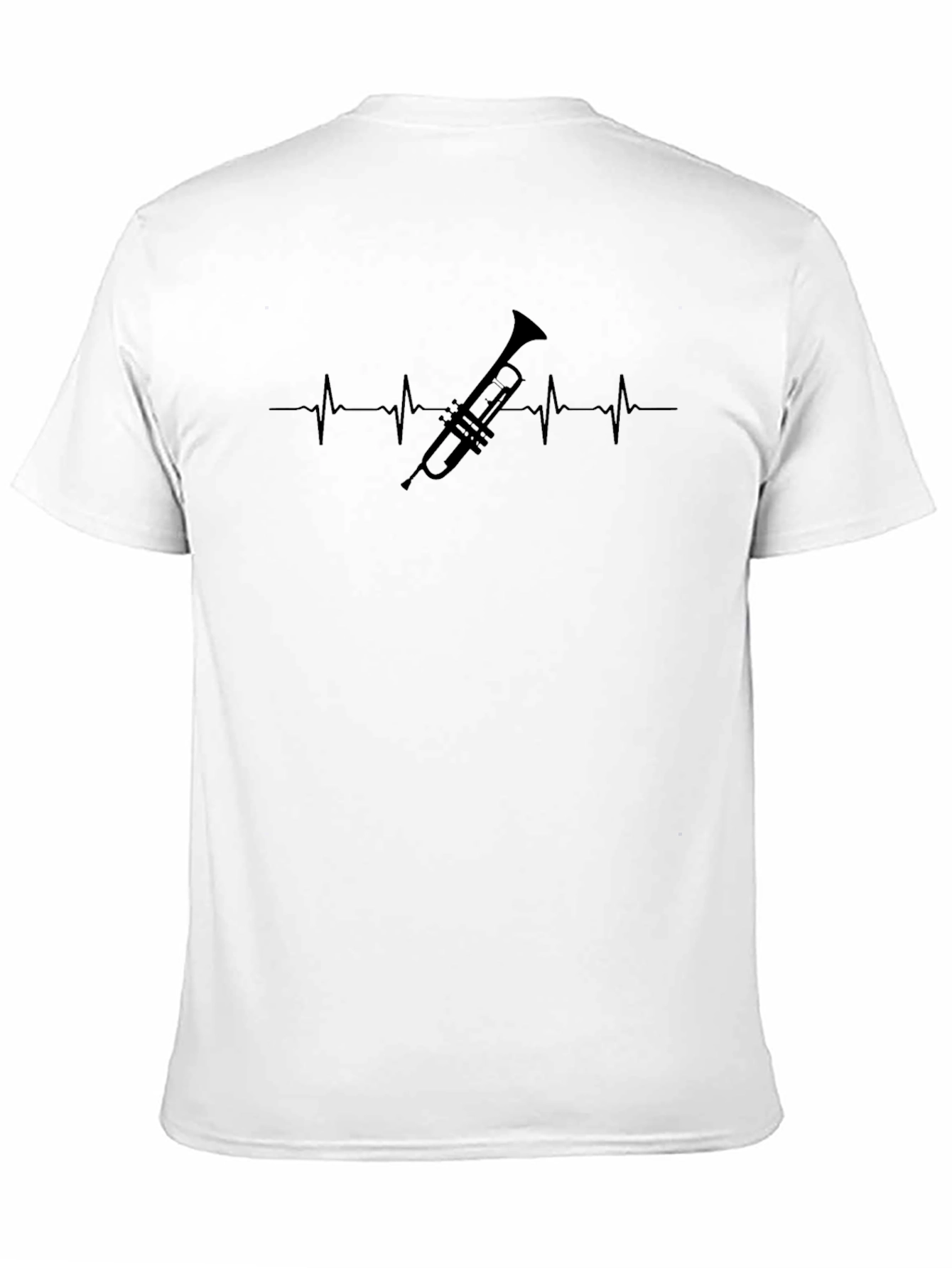 Trumpet Heartbeat T-Shirt - Musicians Tee