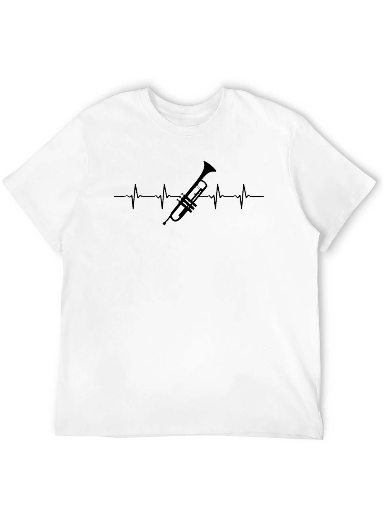Trumpet Heartbeat T-Shirt - Musicians Tee