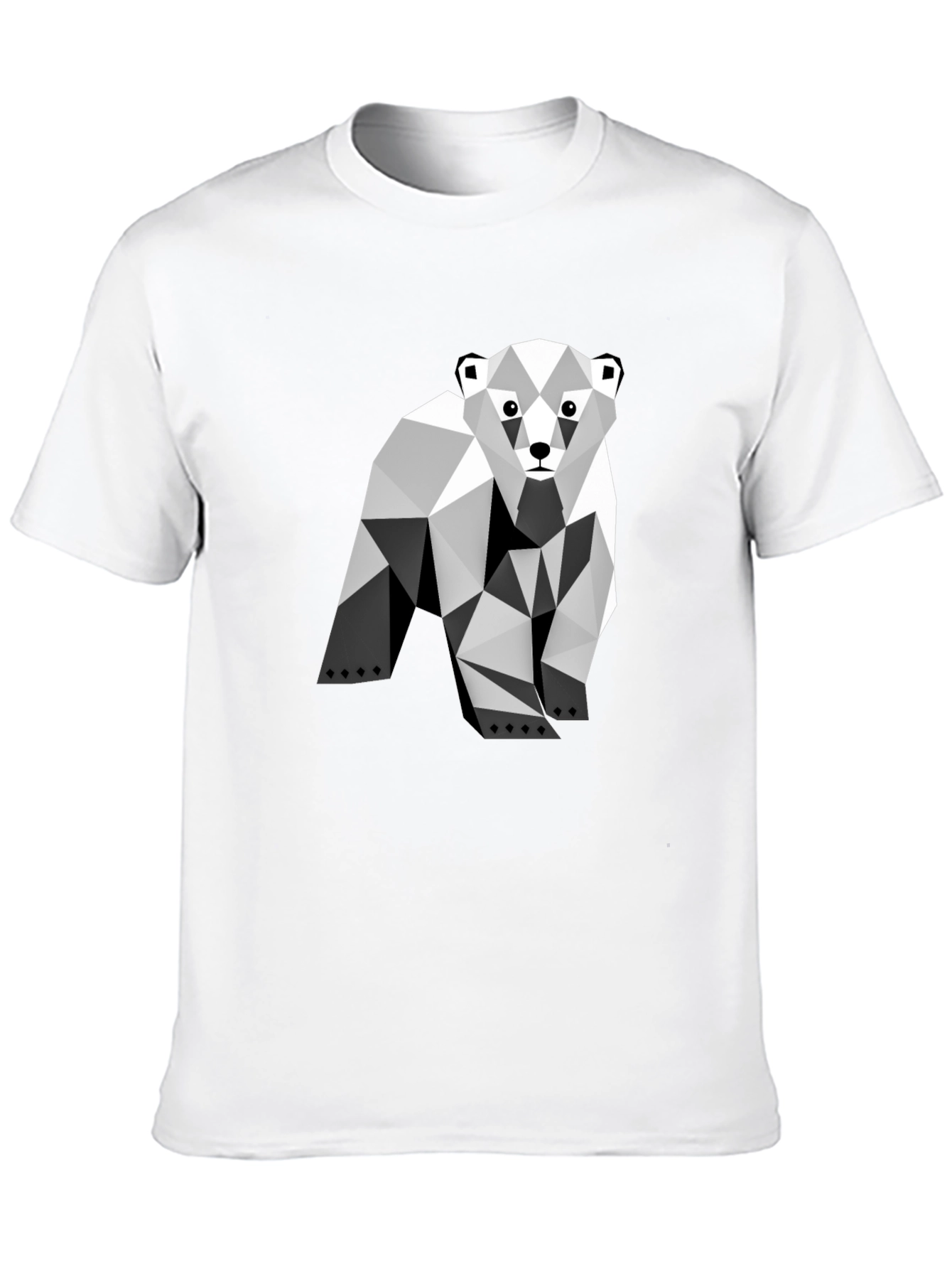Geometric Bear Graphic Tee