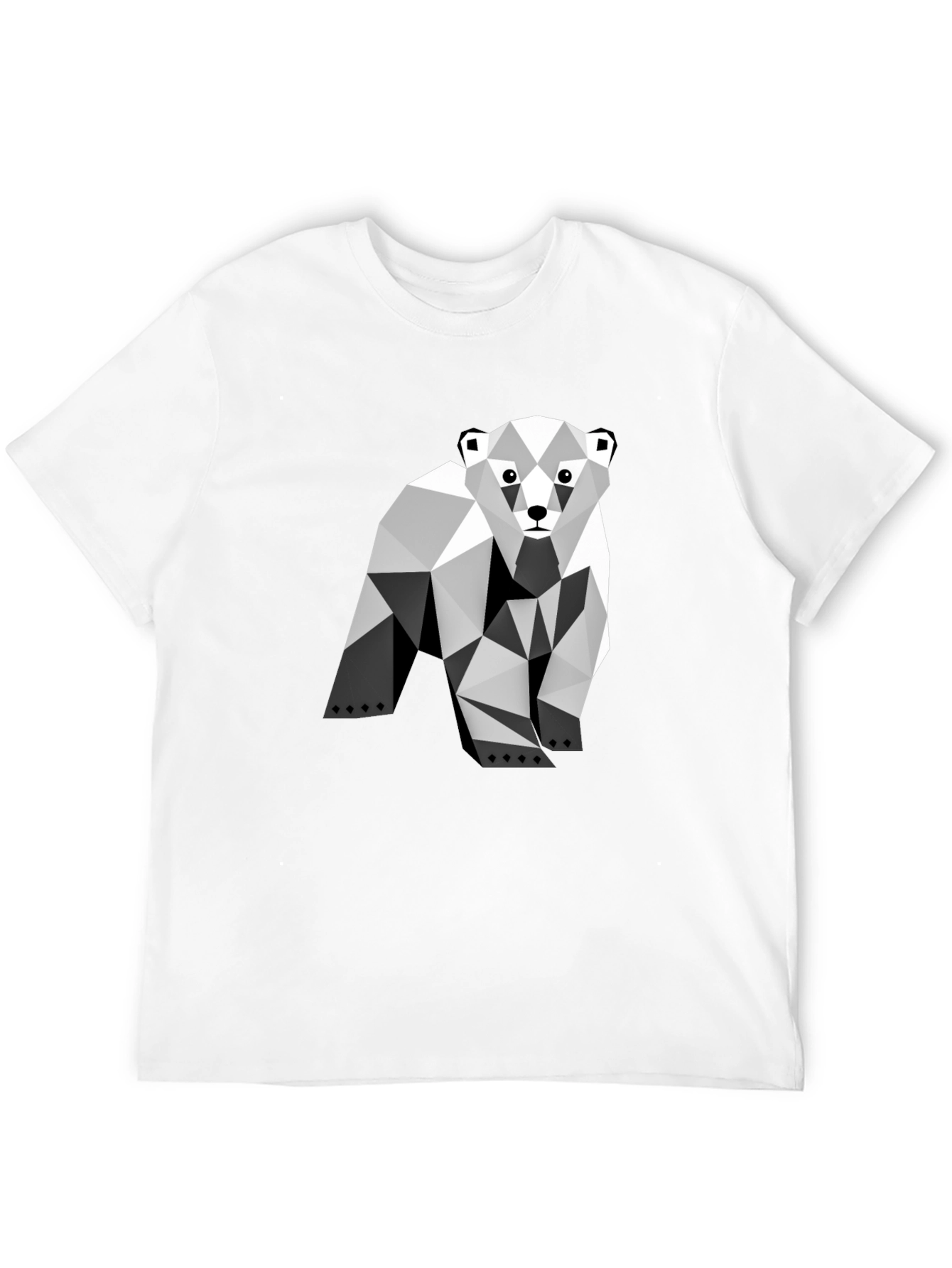 Geometric Bear Graphic Tee