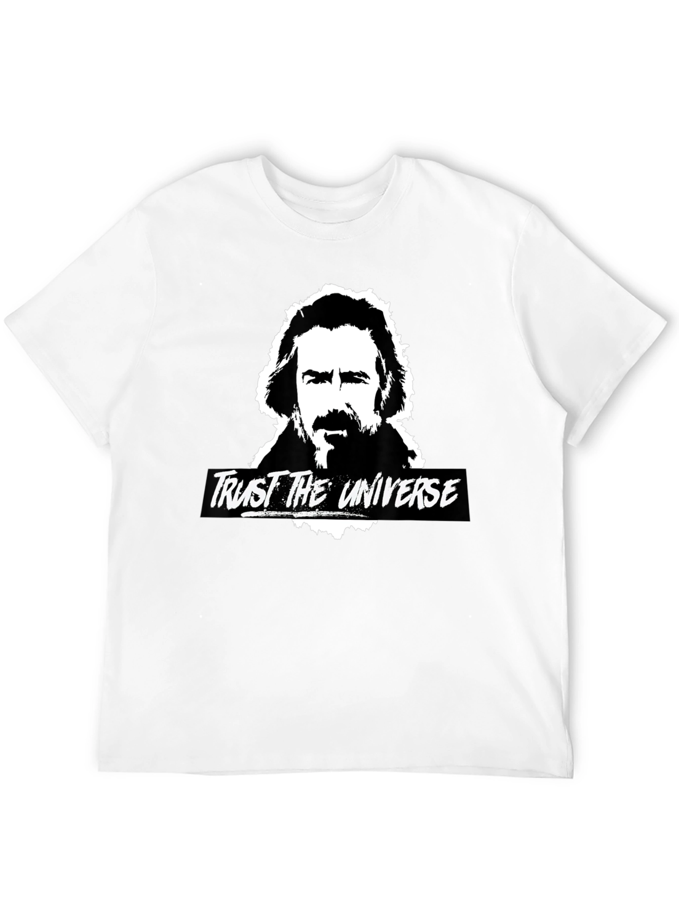 Trust The Universe Graphic Black T-Shirt