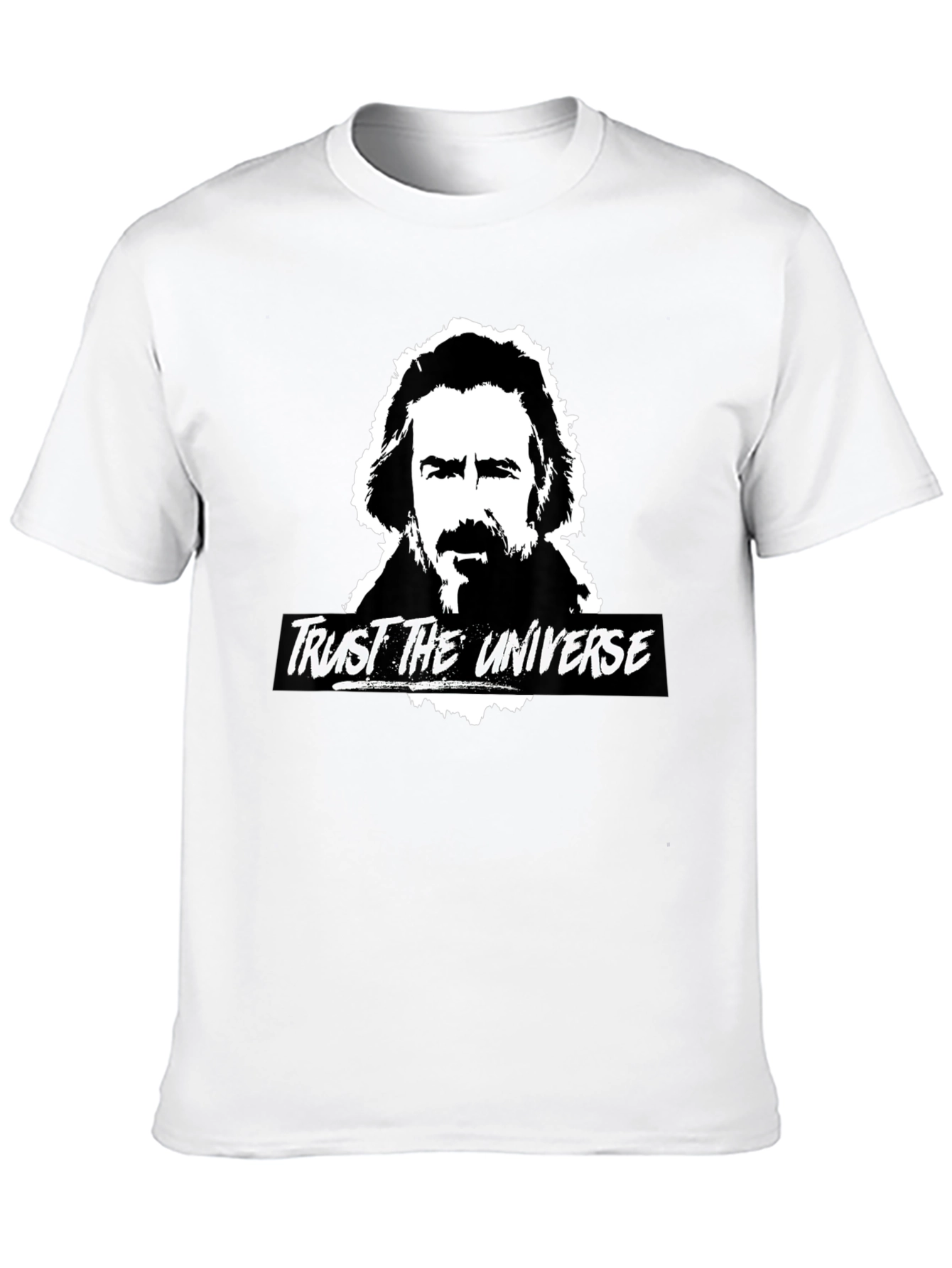 Trust The Universe Graphic Black T-Shirt