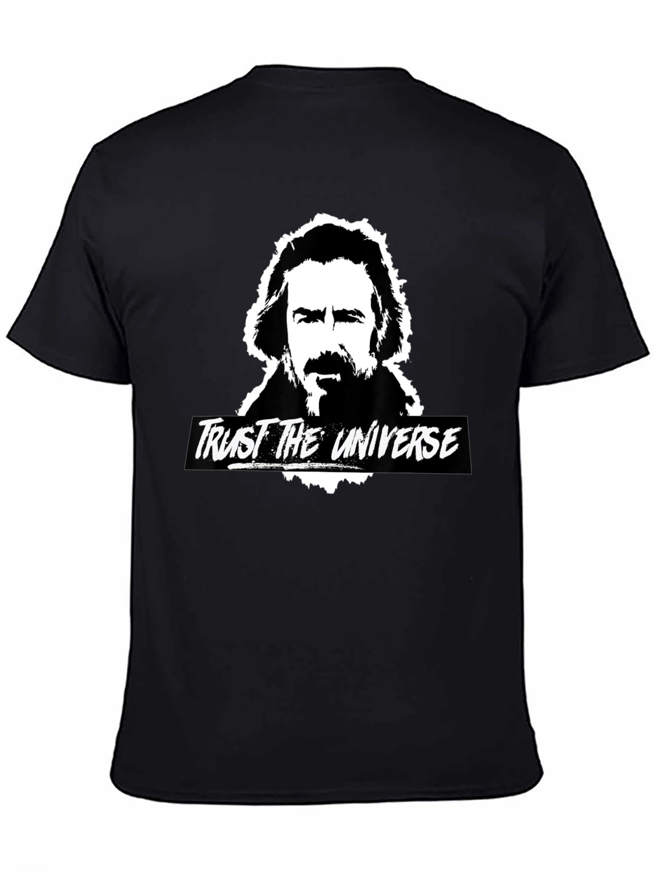Trust The Universe Graphic Black T-Shirt