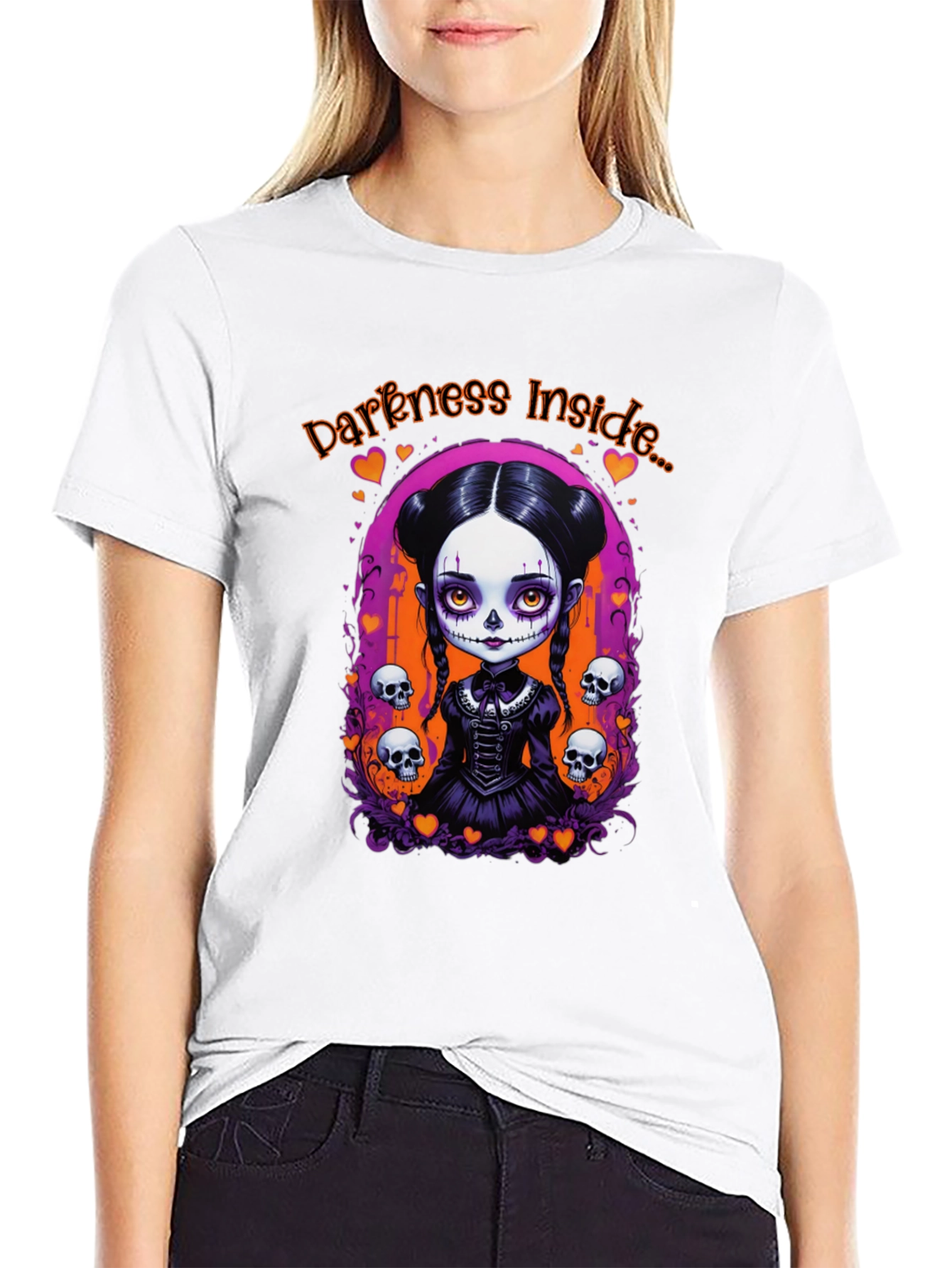 Darkness Inside Halloween Graphic Tee