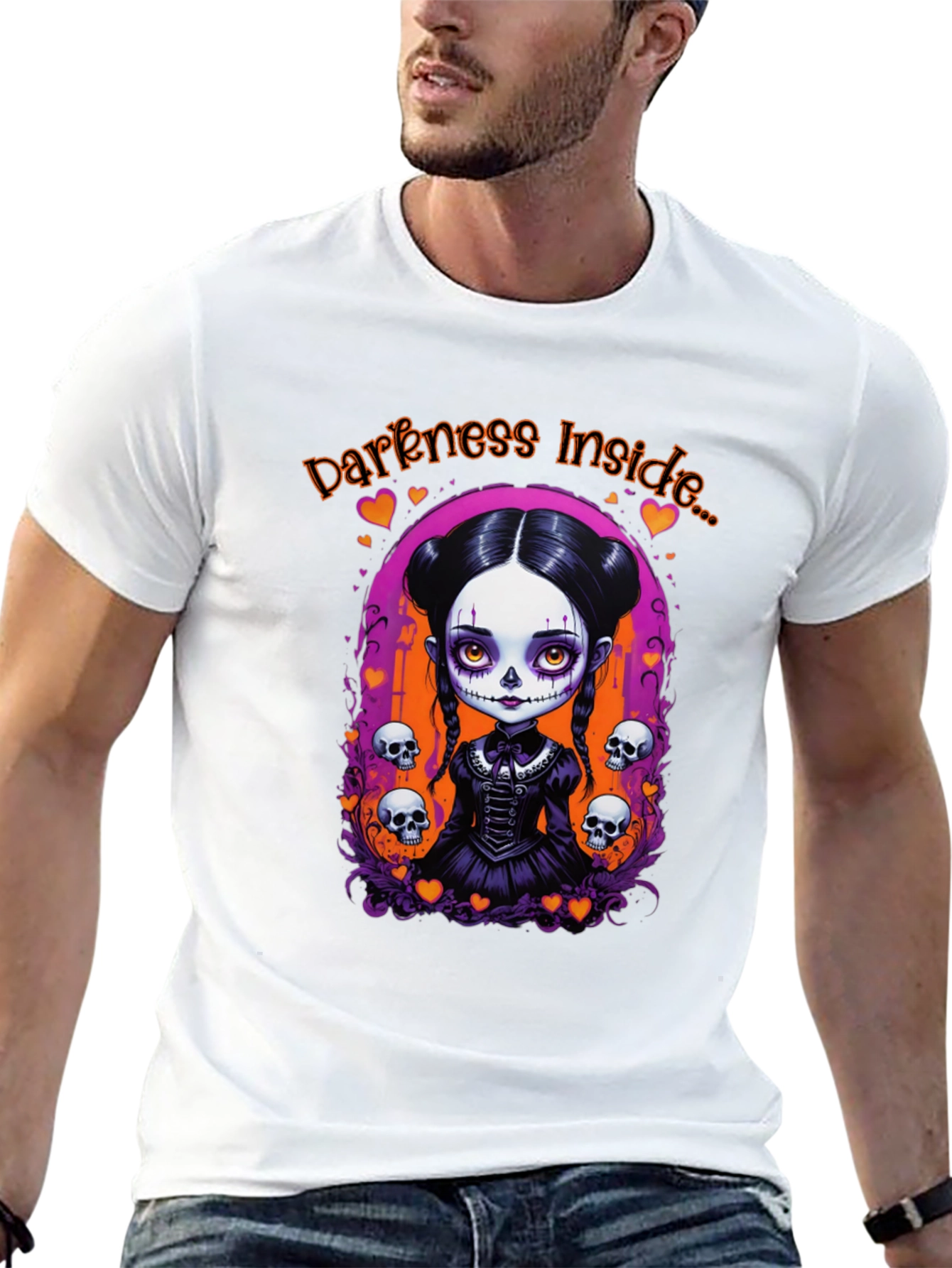 Darkness Inside Halloween Graphic Tee
