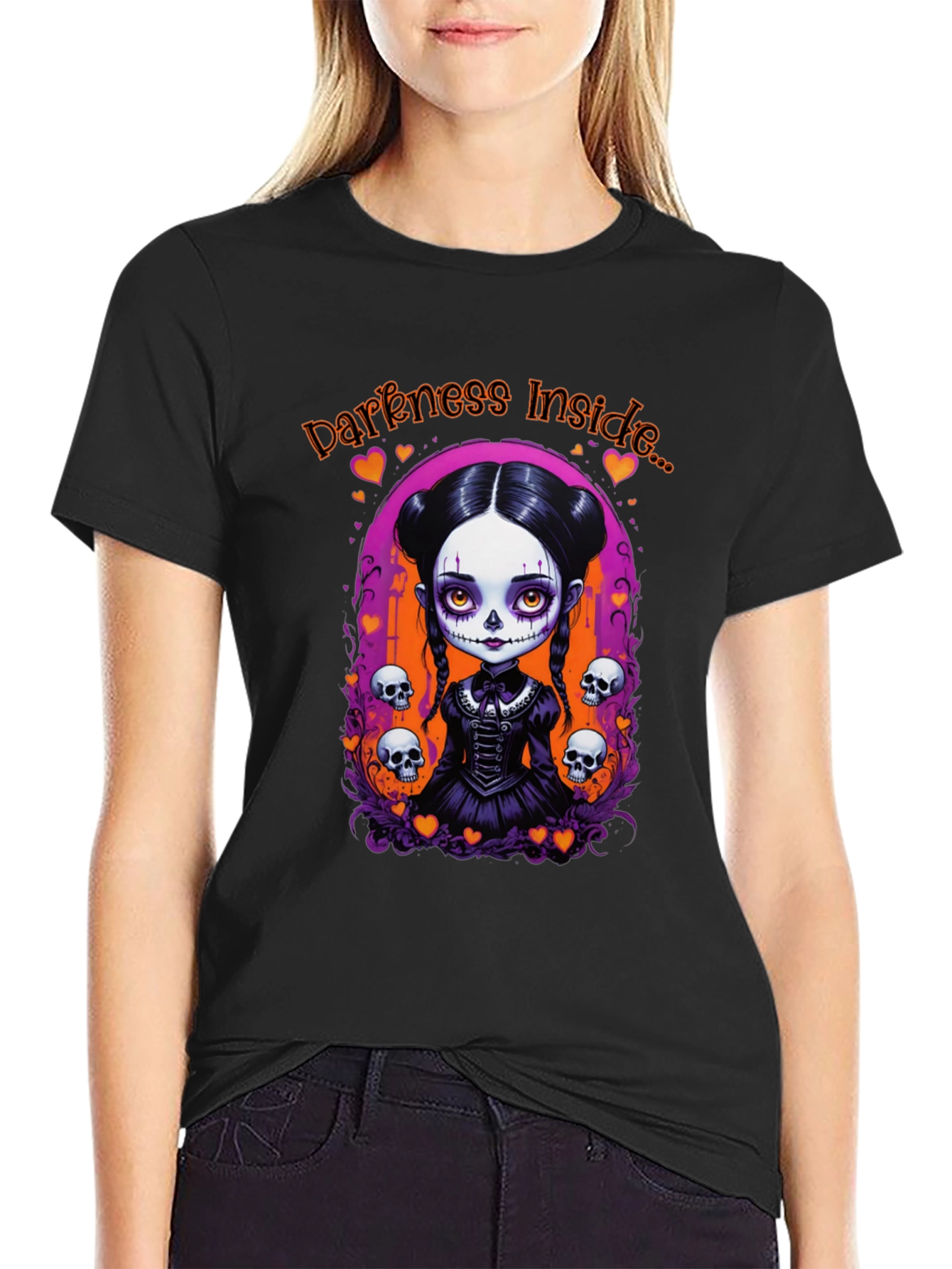 Darkness Inside Halloween Graphic Tee