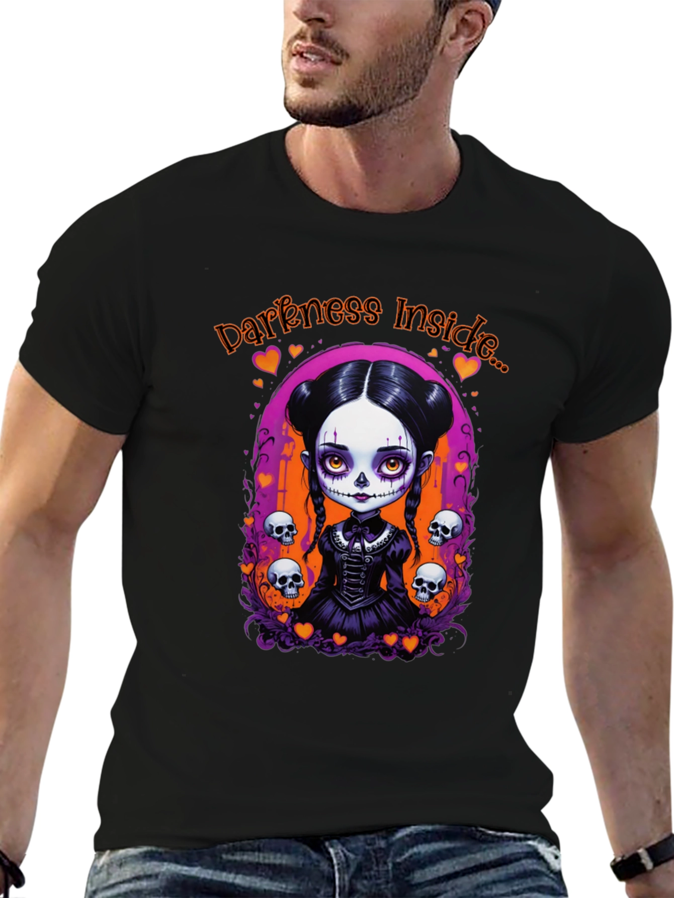 Darkness Inside Halloween Graphic Tee