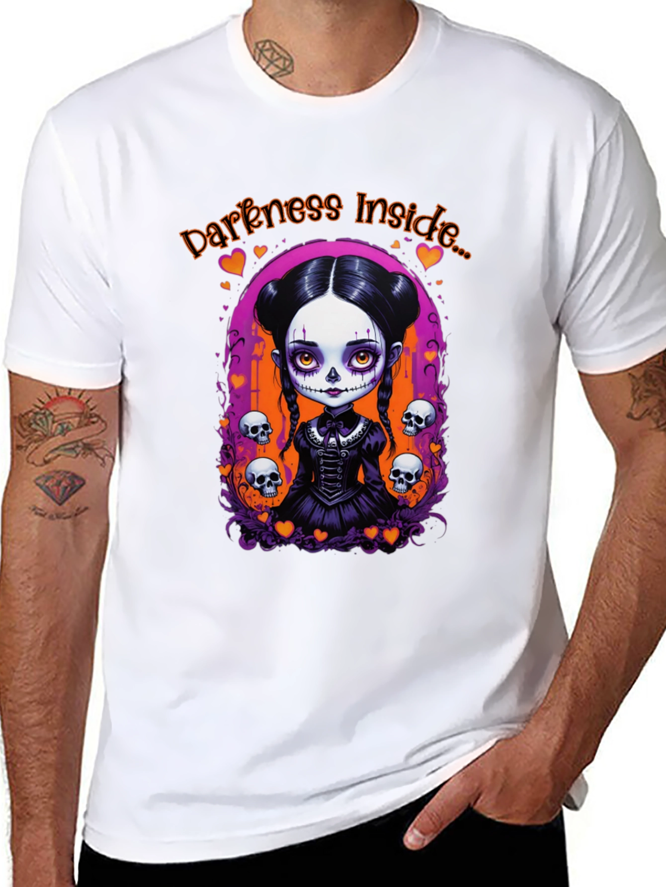Darkness Inside Halloween Graphic Tee