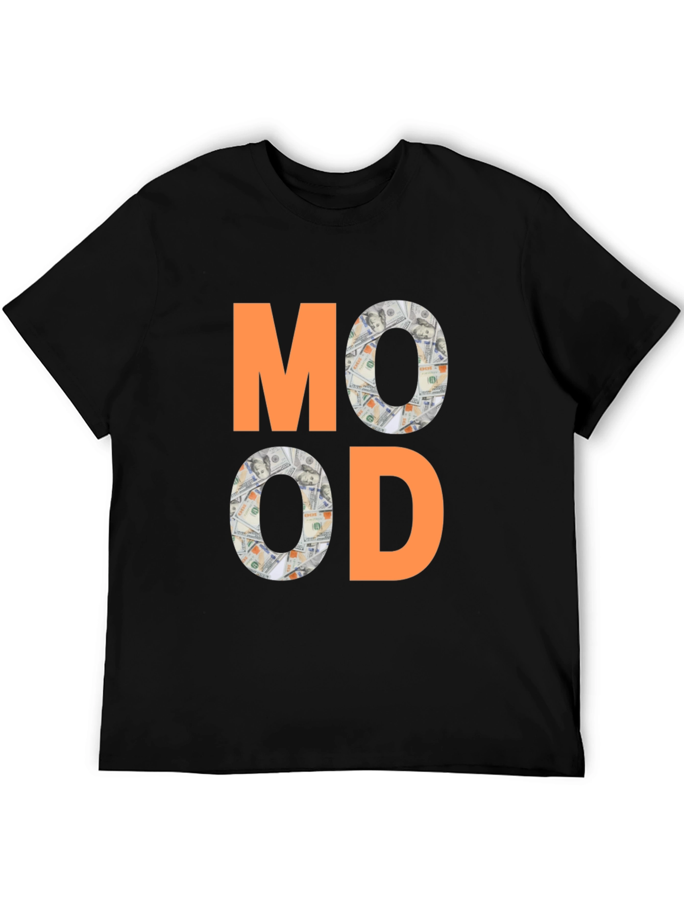 Mood Money Graphic Tee - Black Cotton T-Shirt