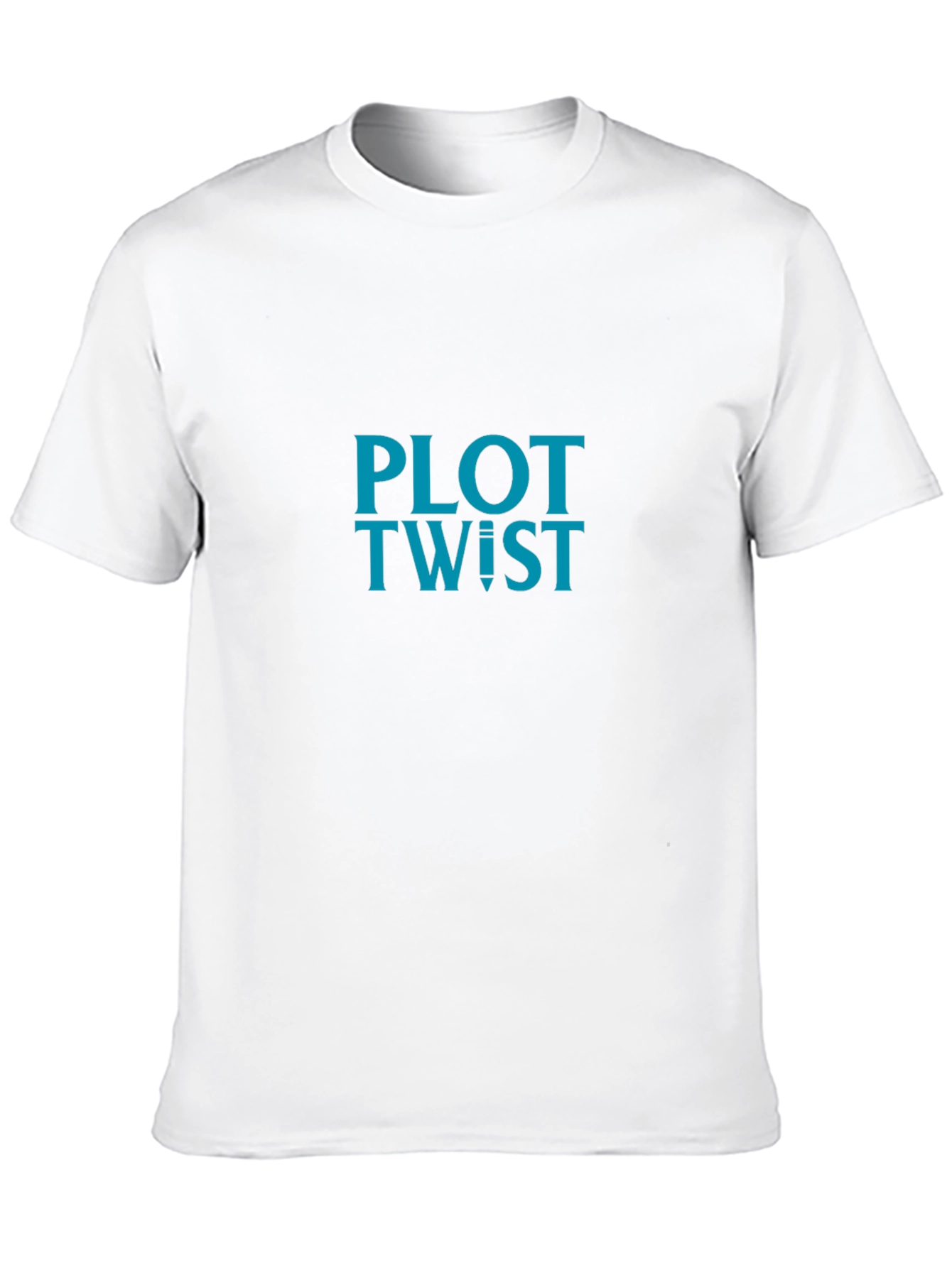 Plot Twist Graphic Tee - Soft Black T-Shirt