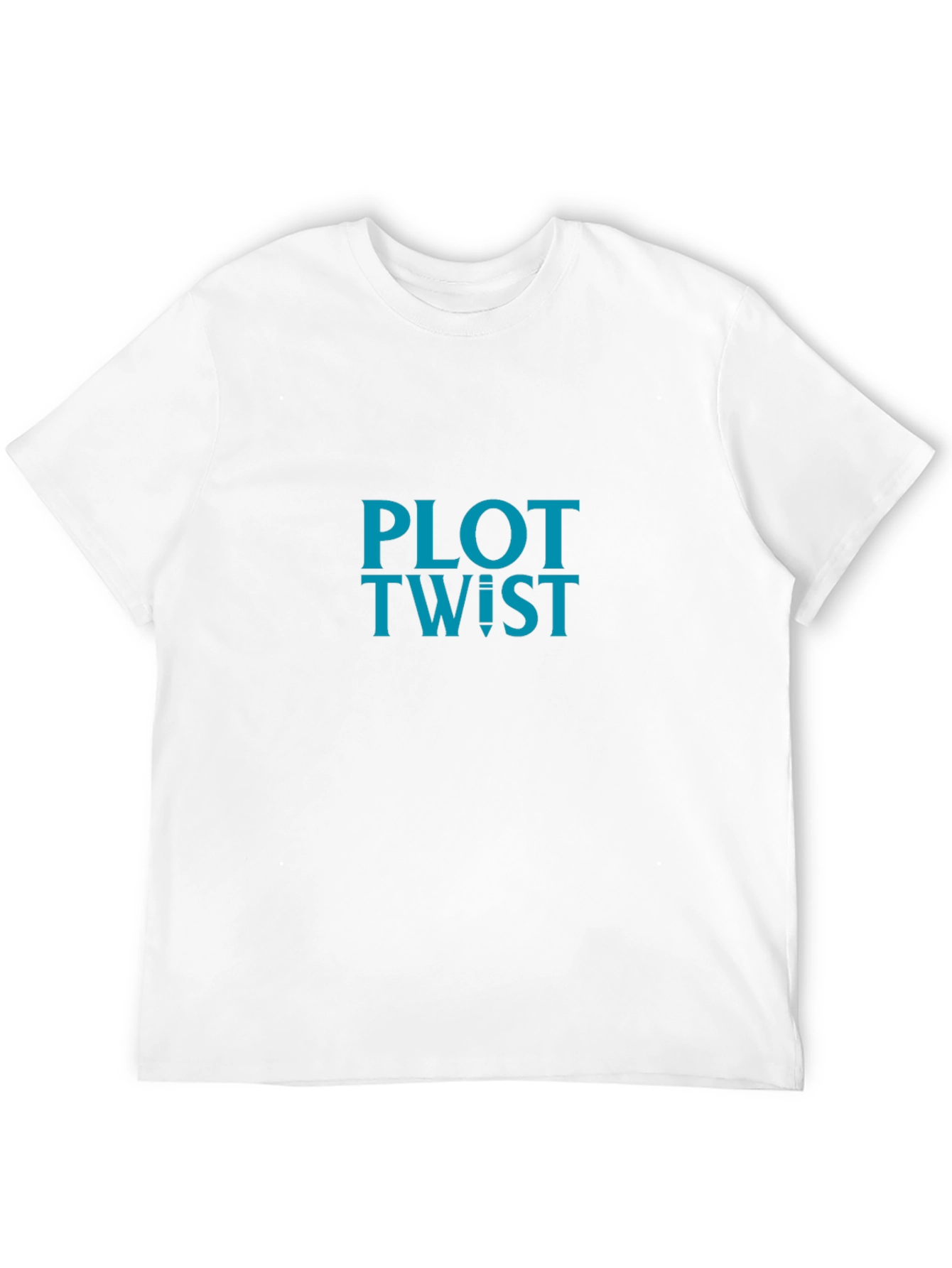 Plot Twist Graphic Tee - Soft Black T-Shirt