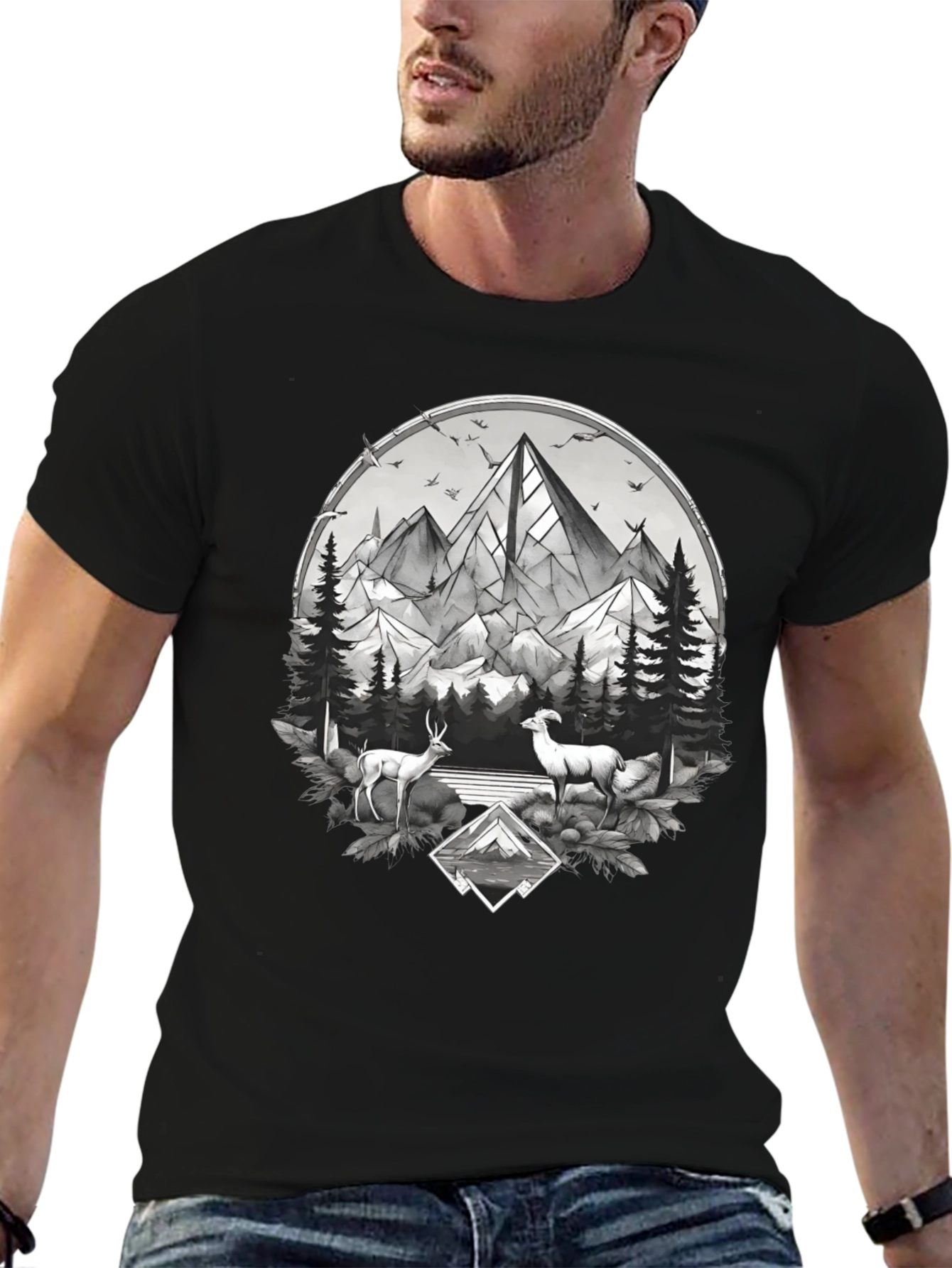 Mountainscape Graphic Tee