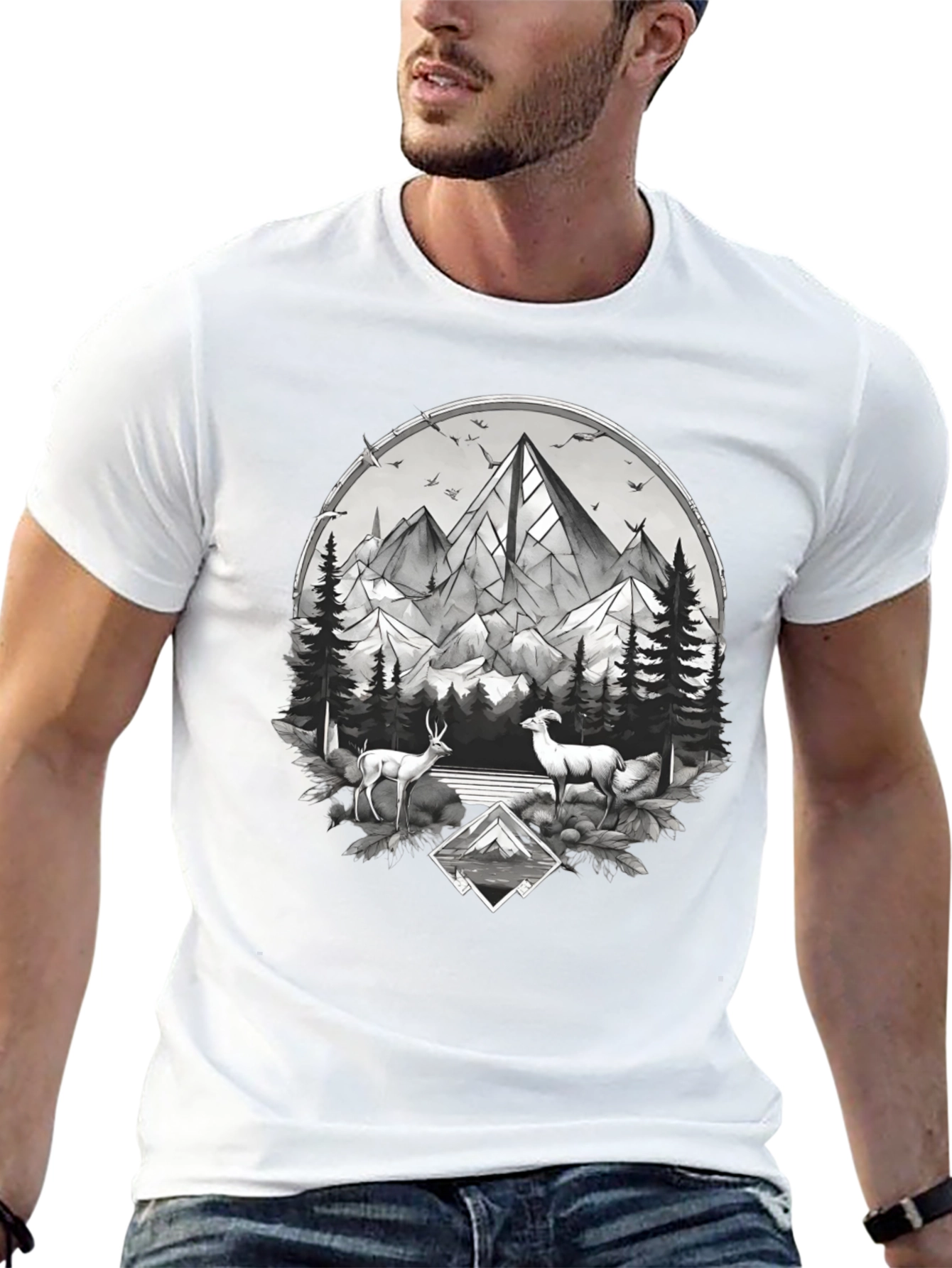 Mountainscape Graphic Tee