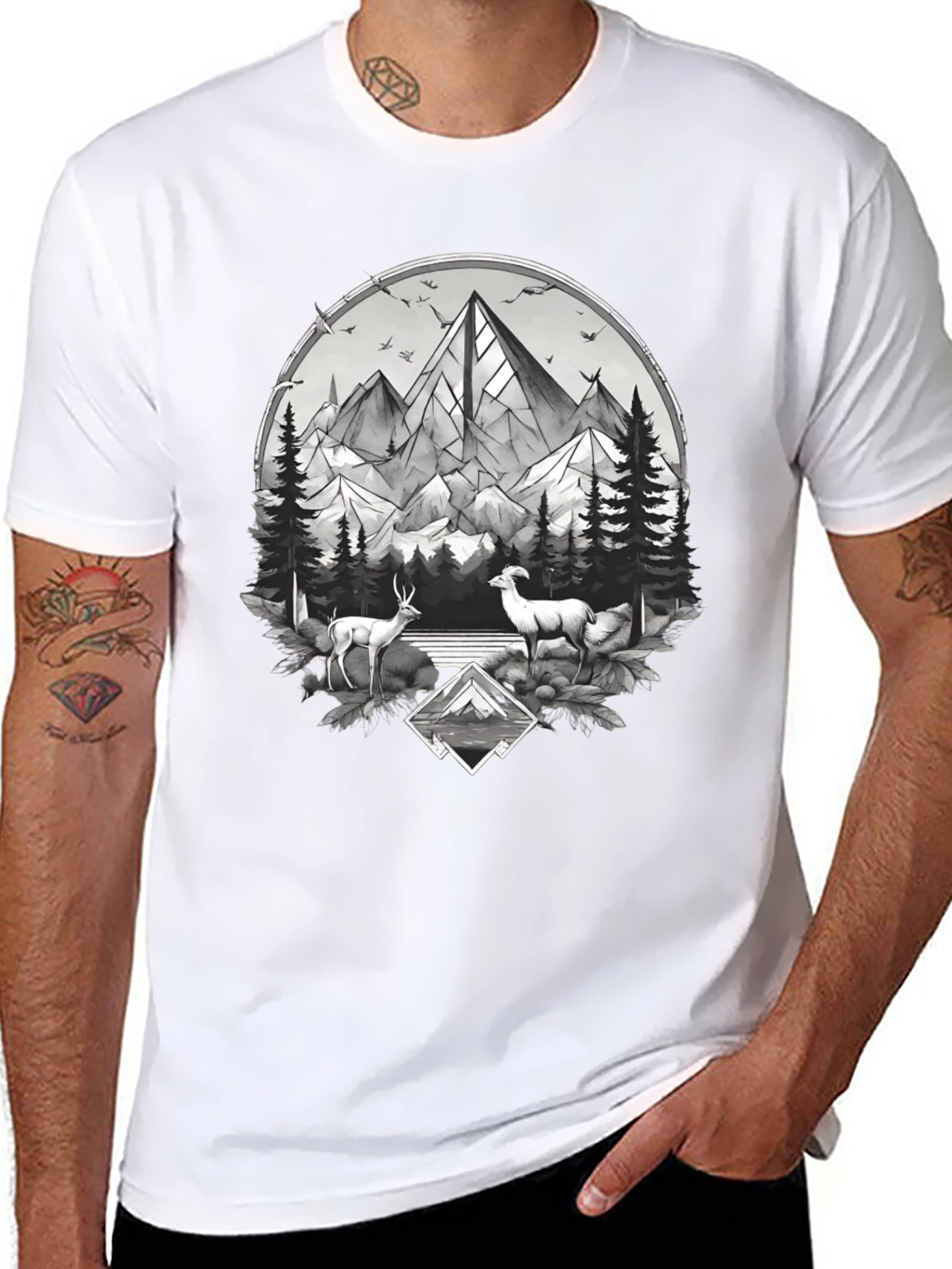Mountainscape Graphic Tee