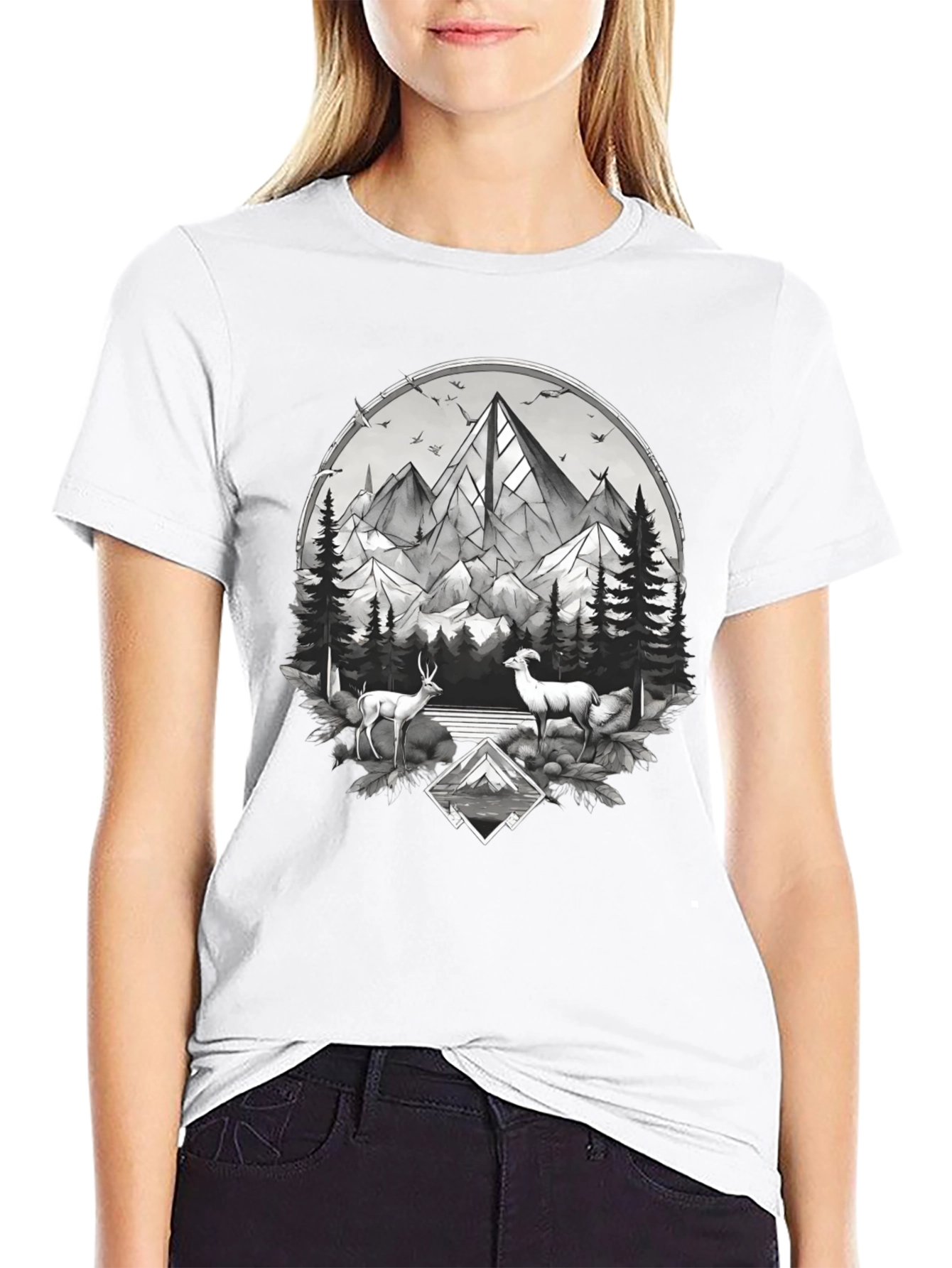 Mountainscape Graphic Tee