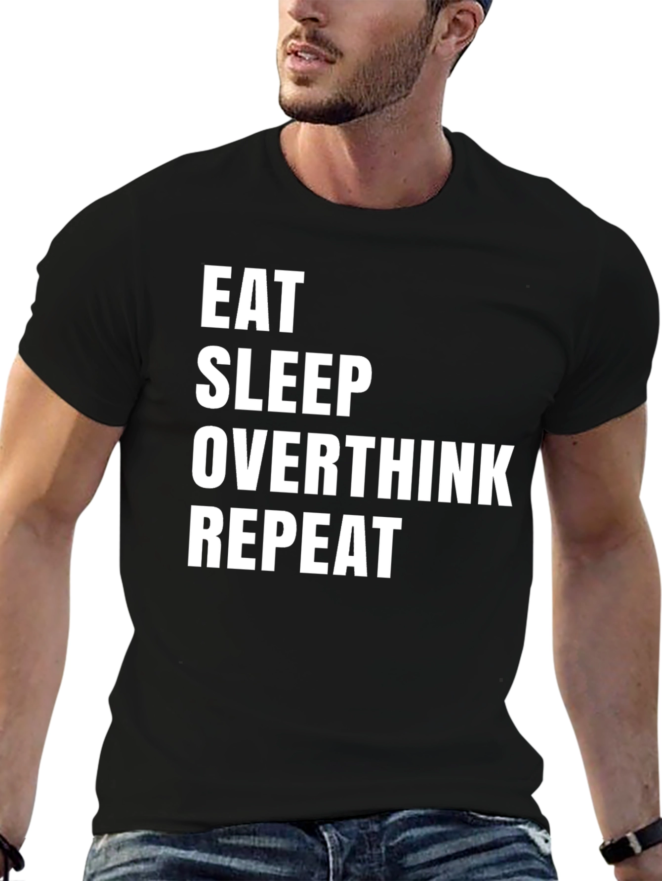 Eat Sleep Overthink Repeat T-Shirt