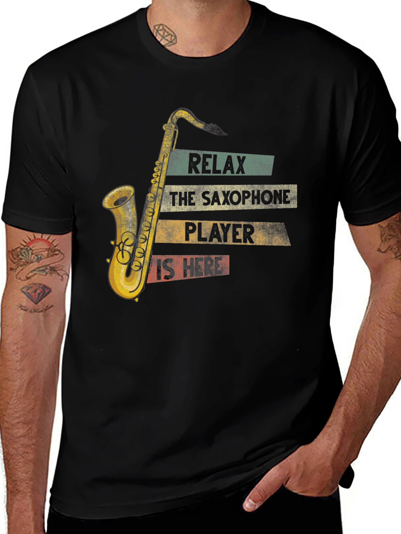 Saxophone Player T-Shirt - Relax The Player is Here!