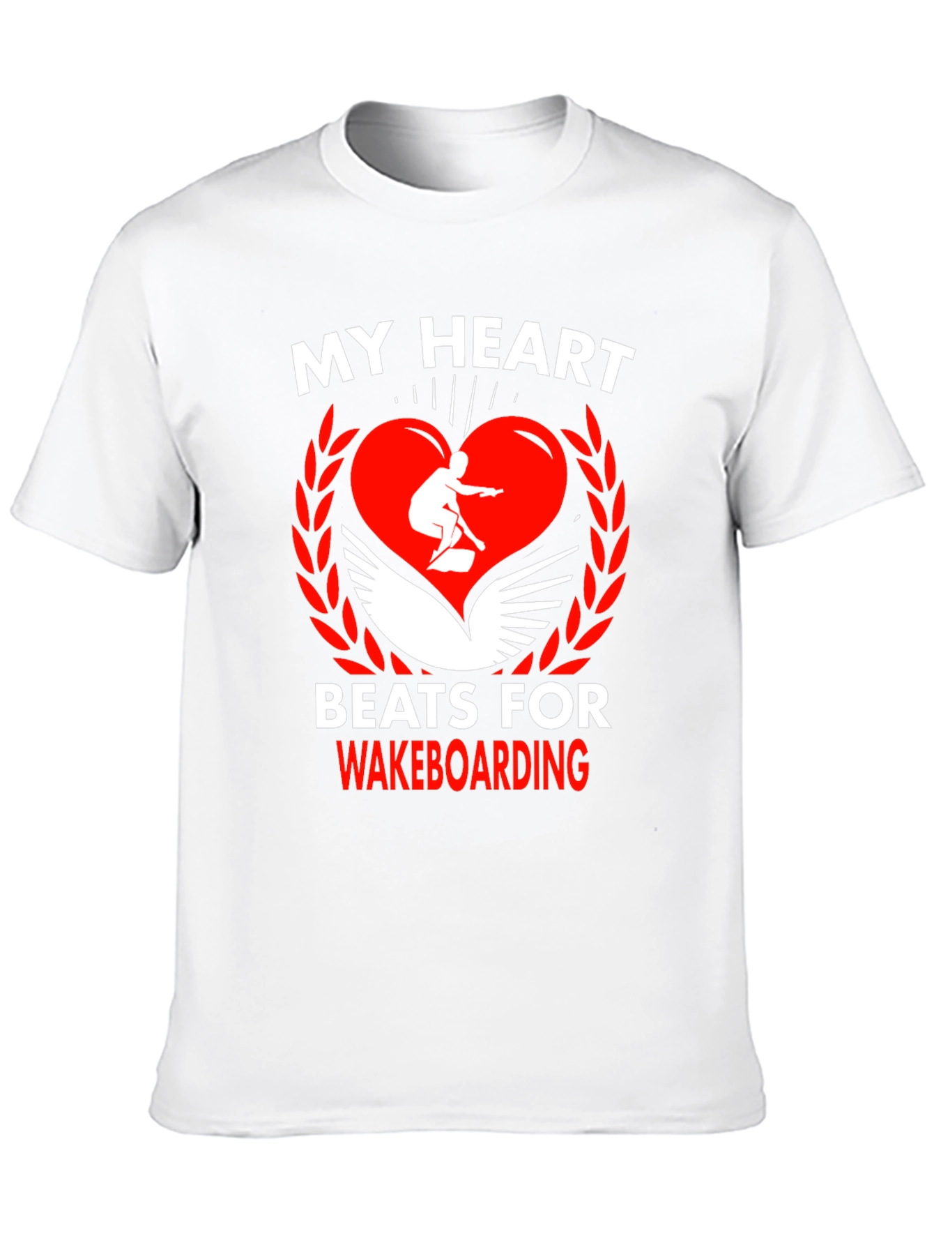 Wakeboarding Heartbeat Tee - Passion on Display!