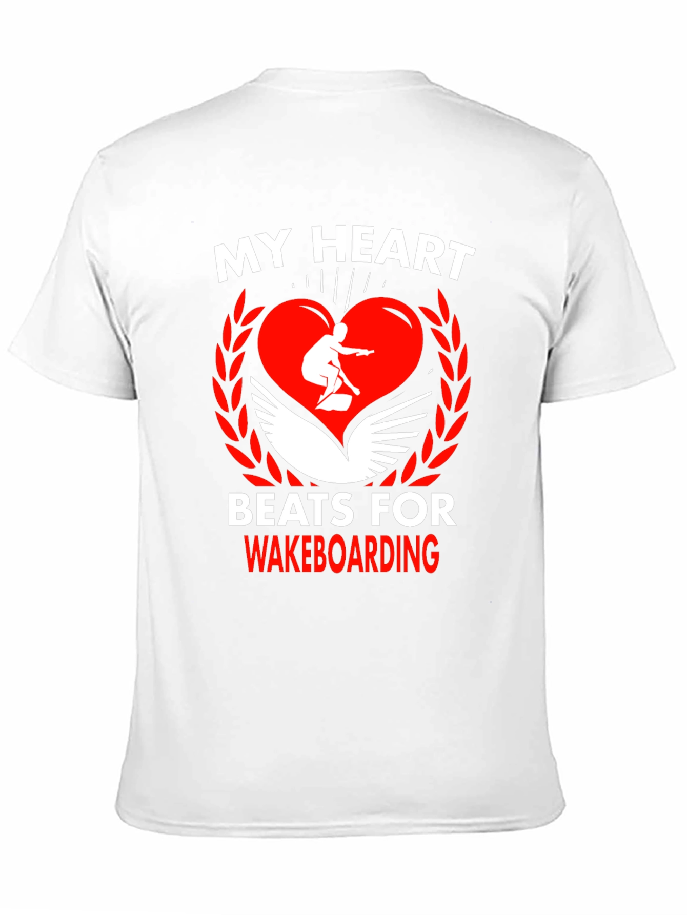 Wakeboarding Heartbeat Tee - Passion on Display!