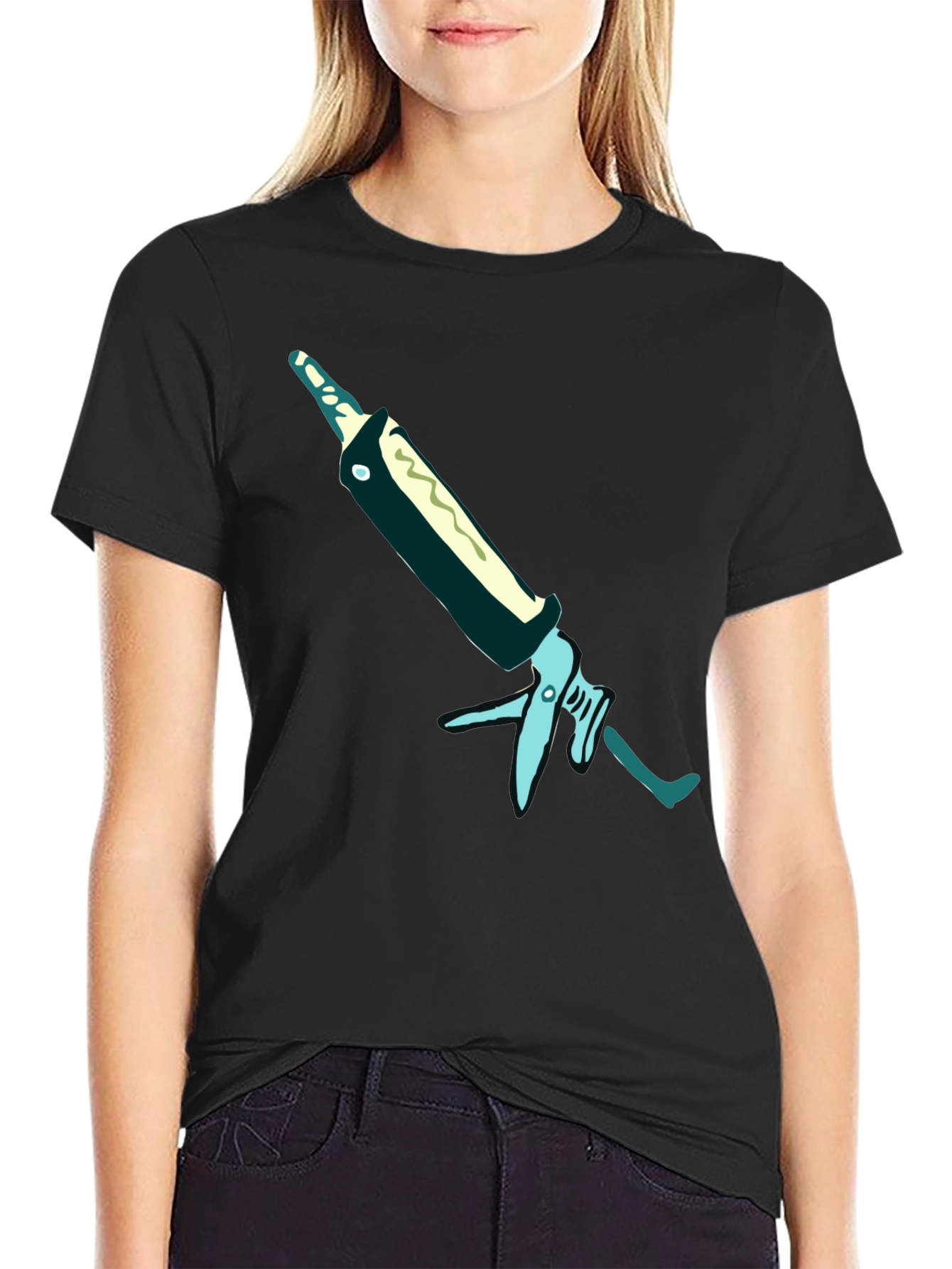 Caulk Gun Graphic Tee - Modern Comfort