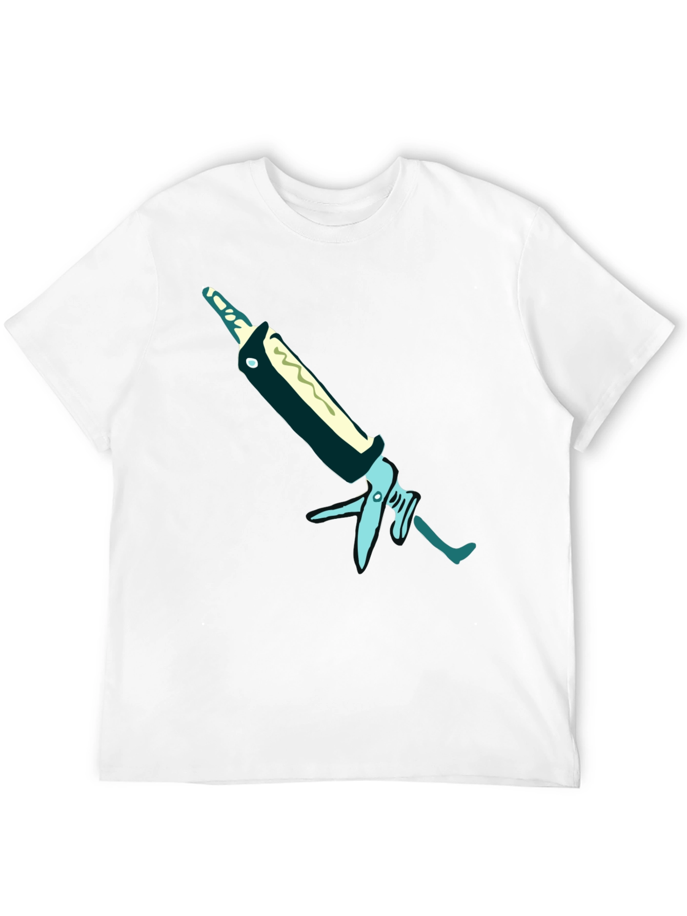 Caulk Gun Graphic Tee - Modern Comfort