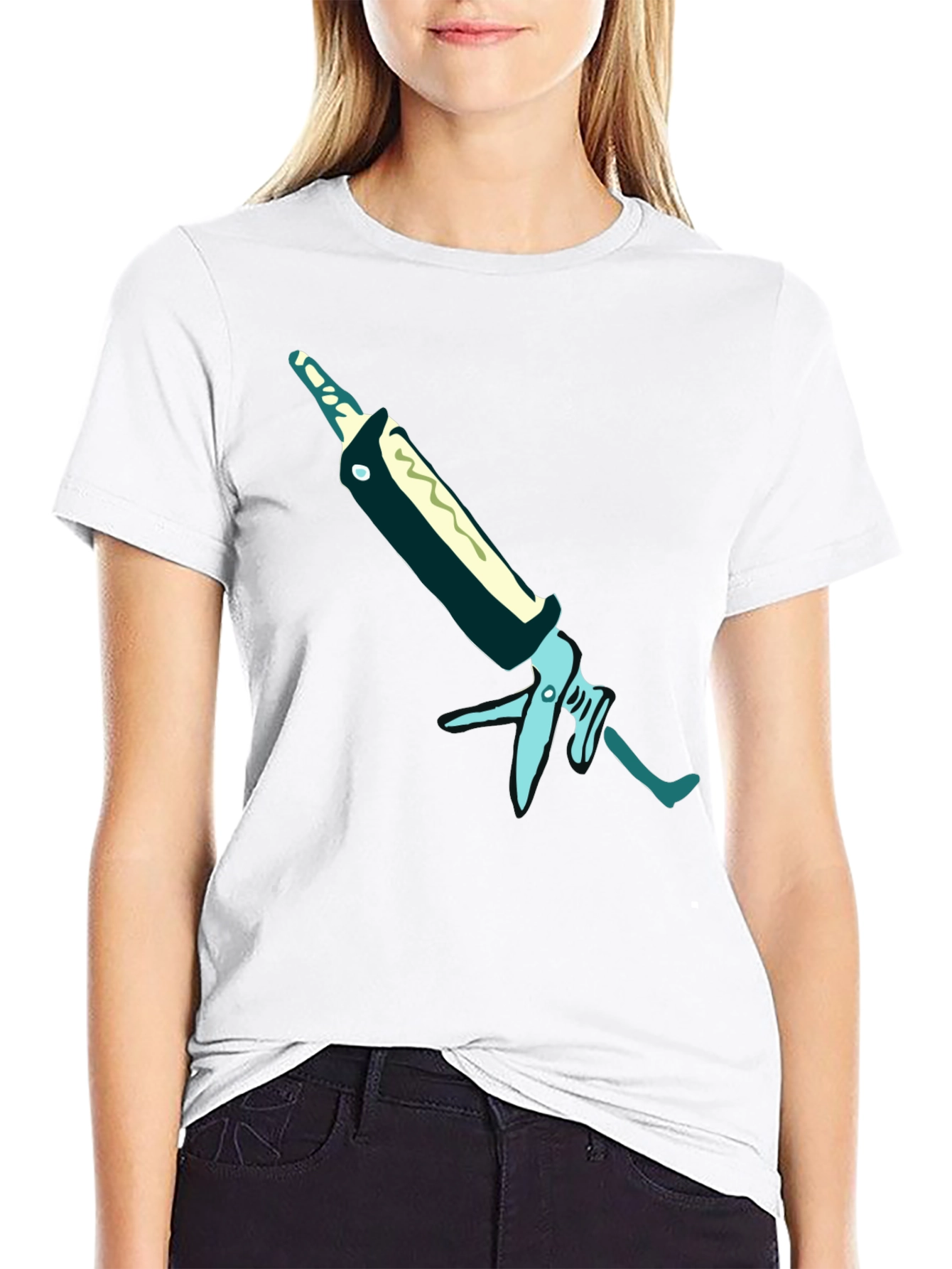 Caulk Gun Graphic Tee - Modern Comfort