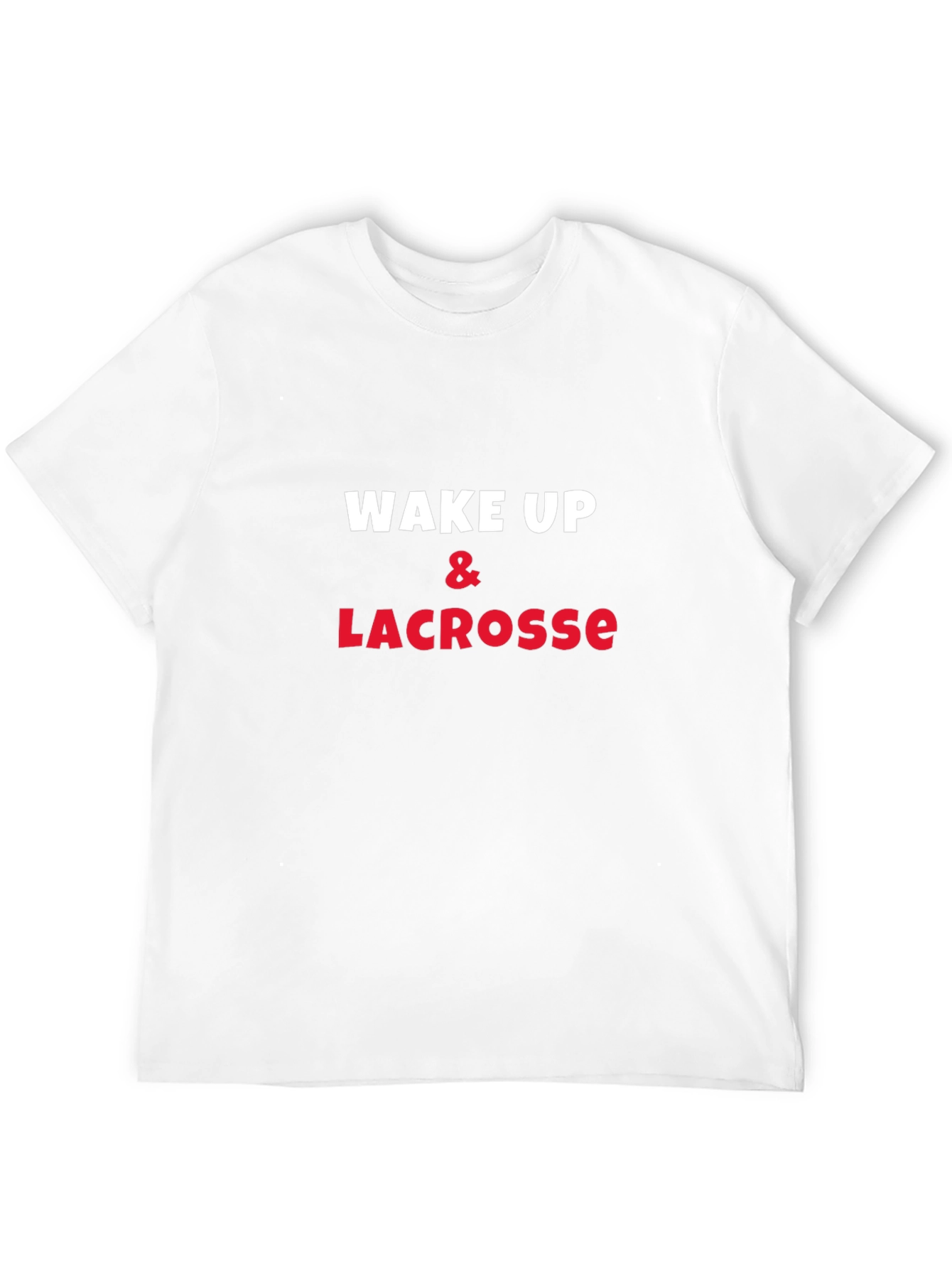 Wake Up & Lacrosse Graphic Tee - Soft Cotton
