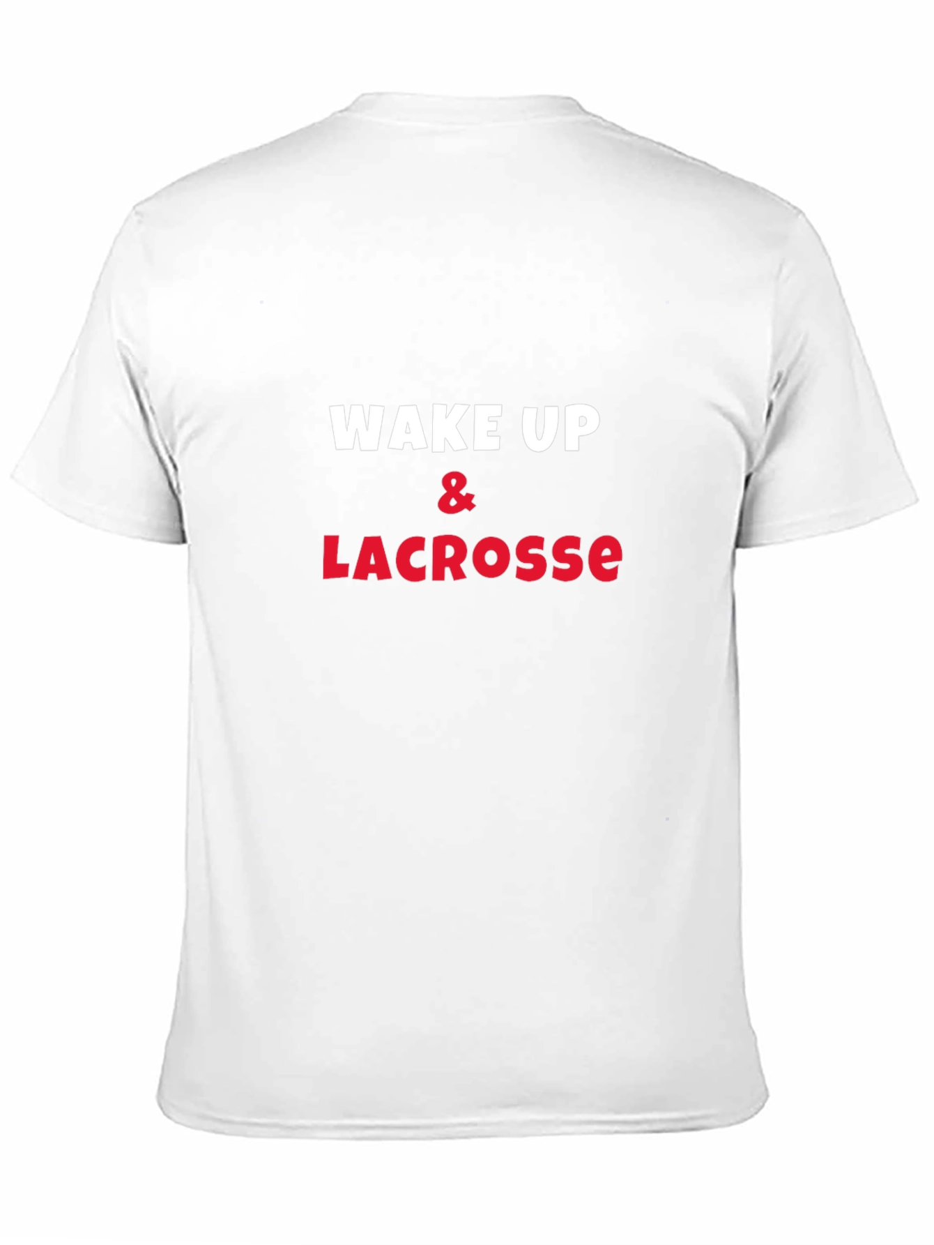 Wake Up & Lacrosse Graphic Tee - Soft Cotton