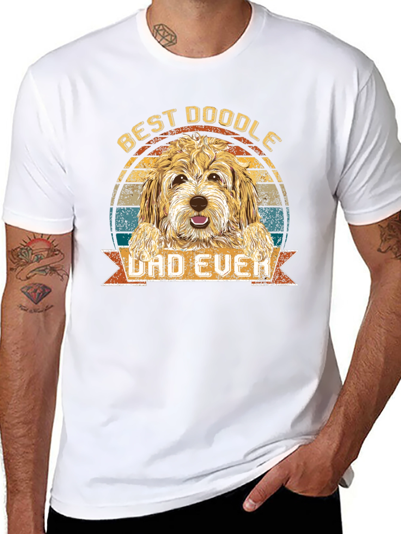 Best Doodle Dad Ever T-Shirt