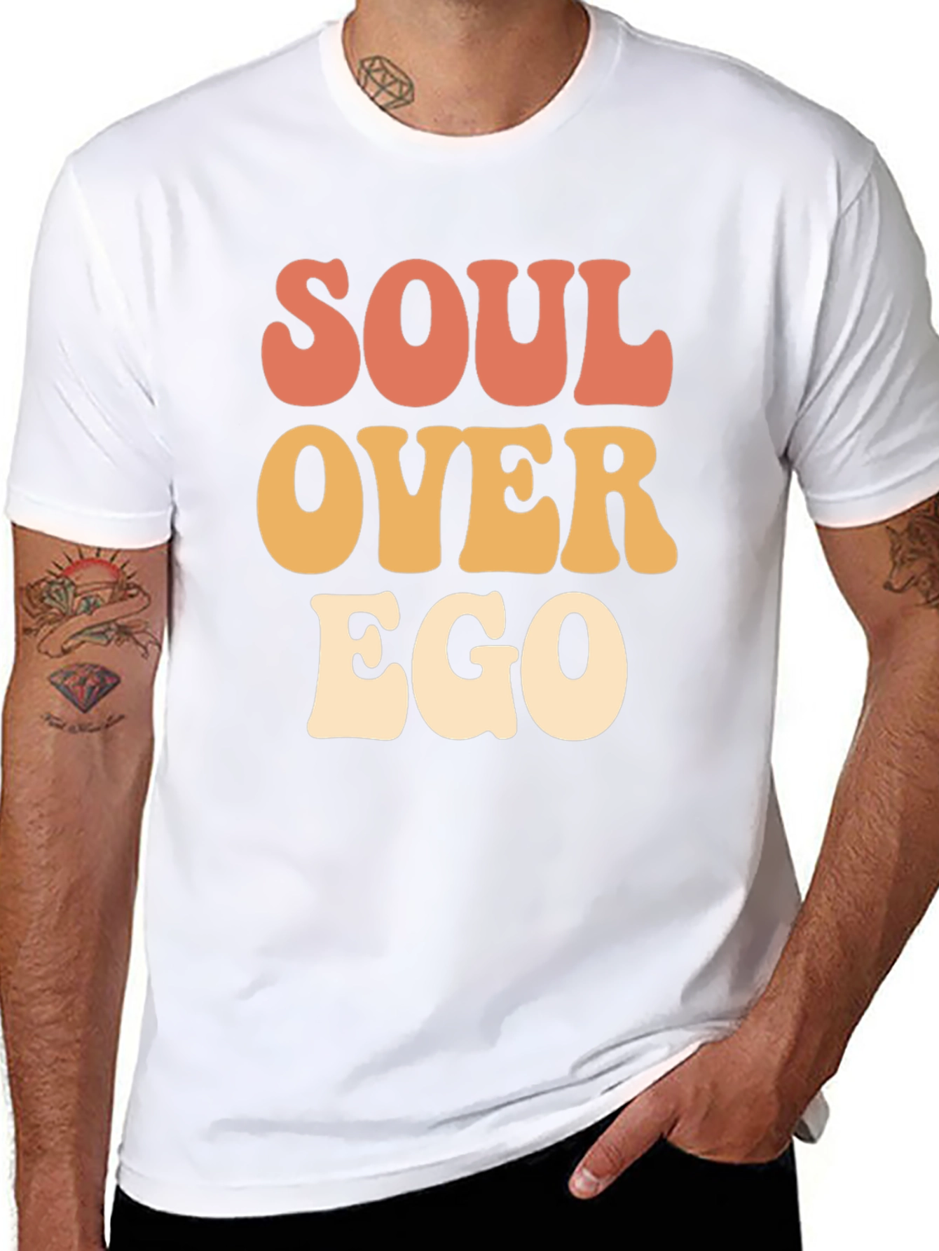 Soul Over Ego Retro T-Shirt