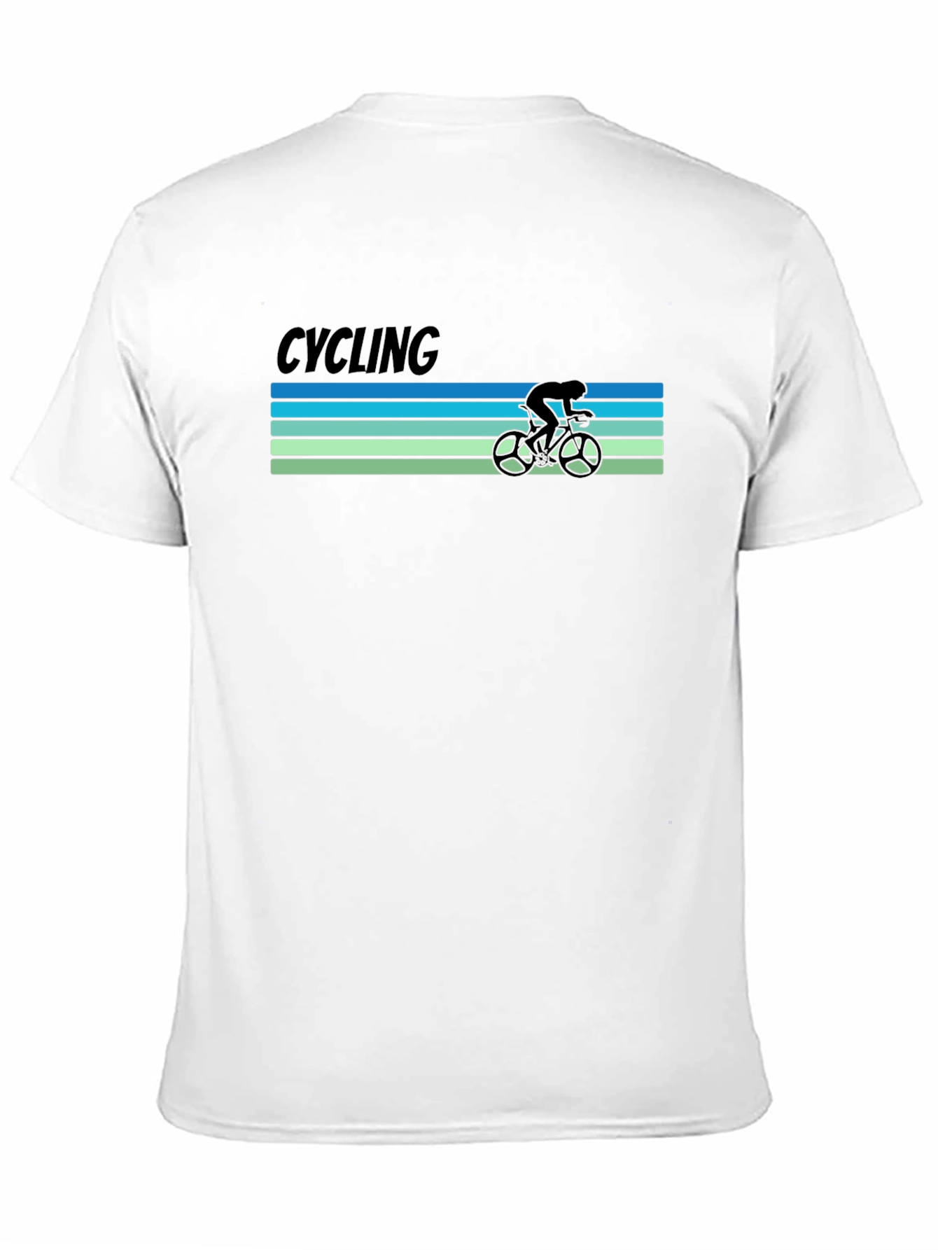 Cycling Retro T-Shirt -  Bicycle Rider Tee