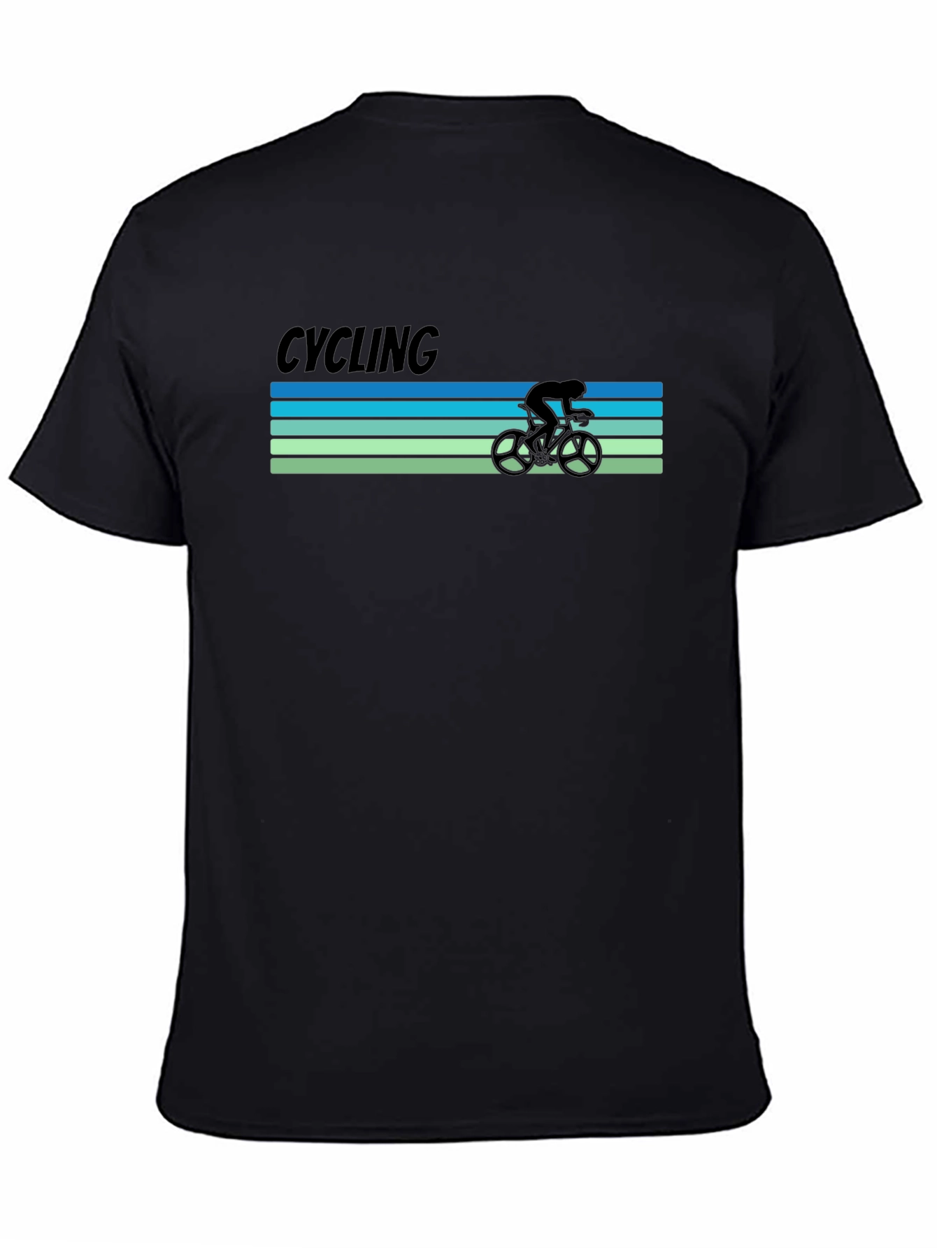 Cycling Retro T-Shirt -  Bicycle Rider Tee