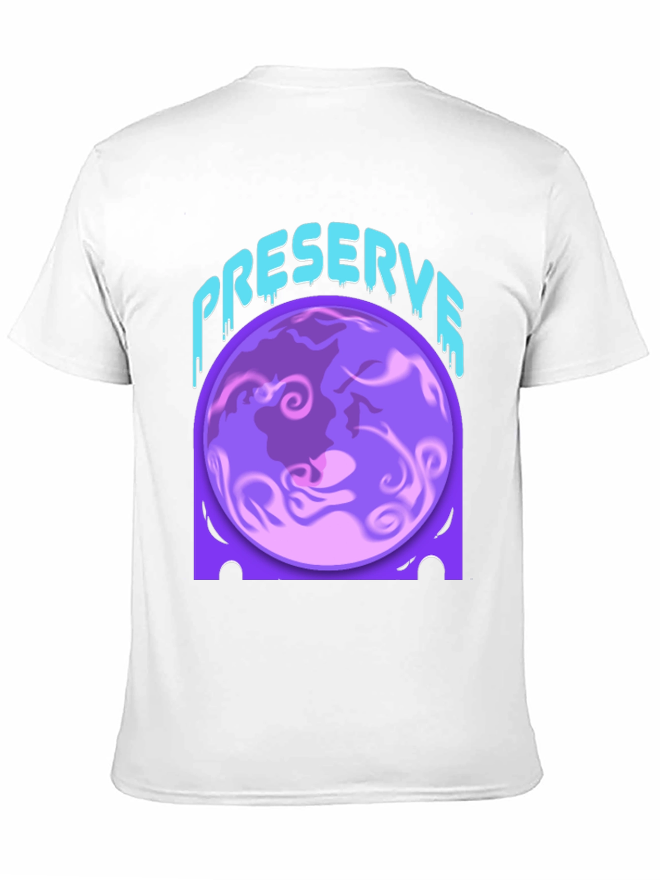 Preserve Planet Graphic Tee - Black Cotton Blend