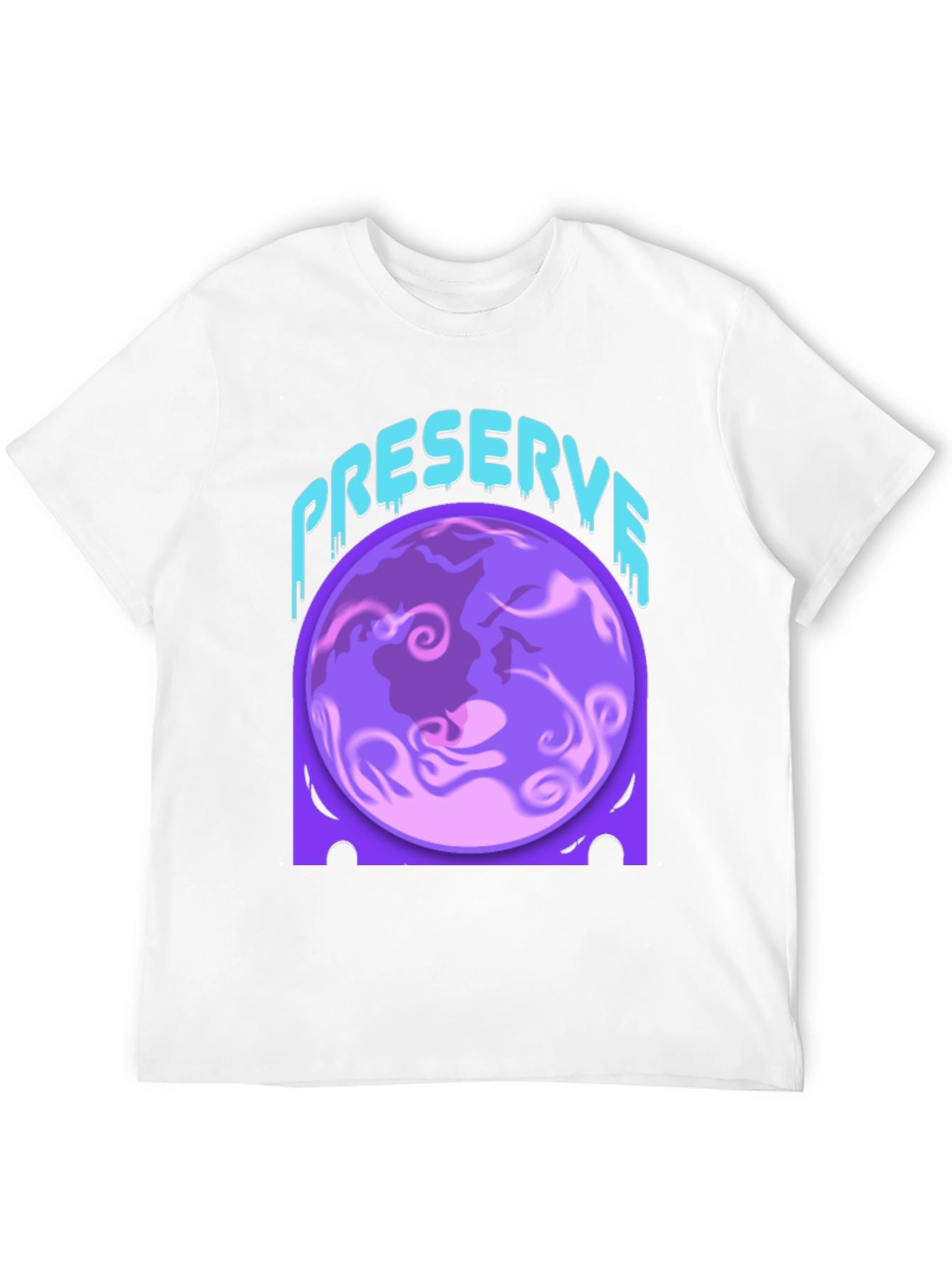 Preserve Planet Graphic Tee - Black Cotton Blend