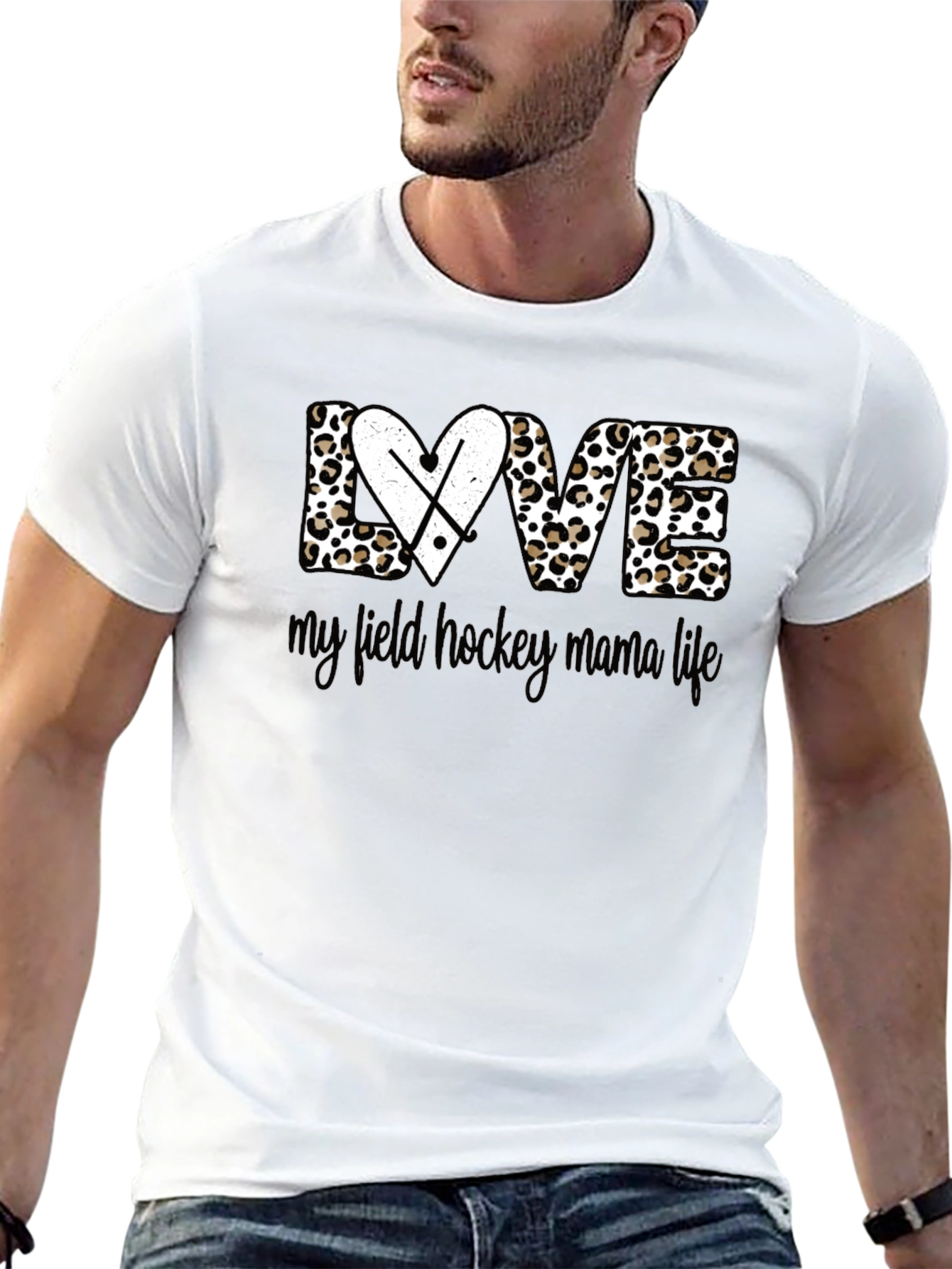 Love Field Hockey Mama Life Graphic Tee