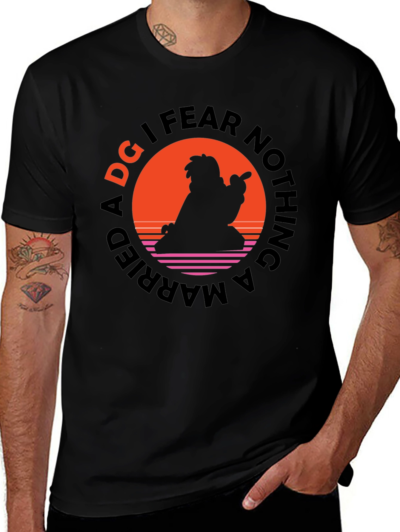 Married A DG I Fear Nothing Black T-Shirt