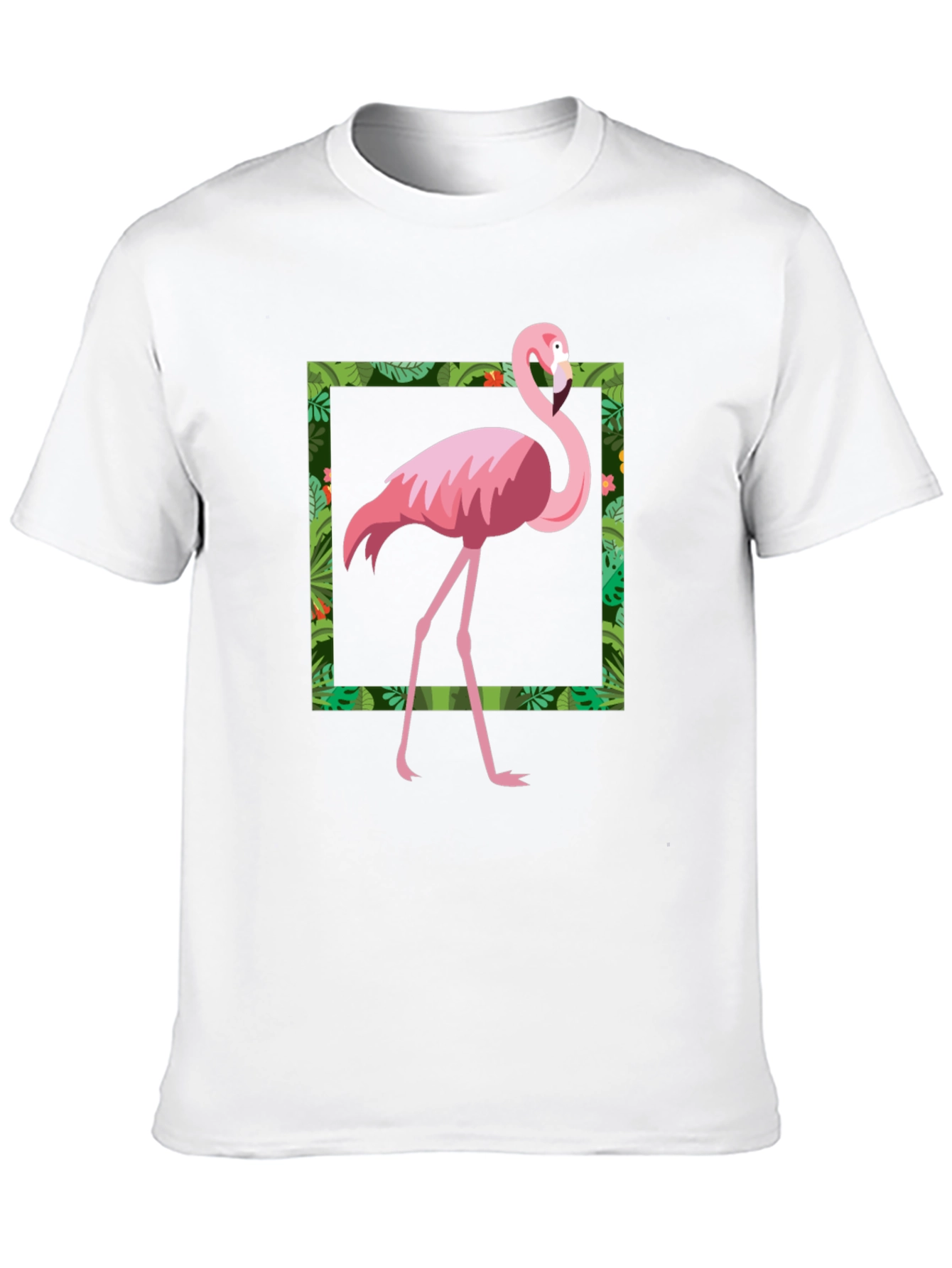 Tropical Flamingo Graphic T-Shirt