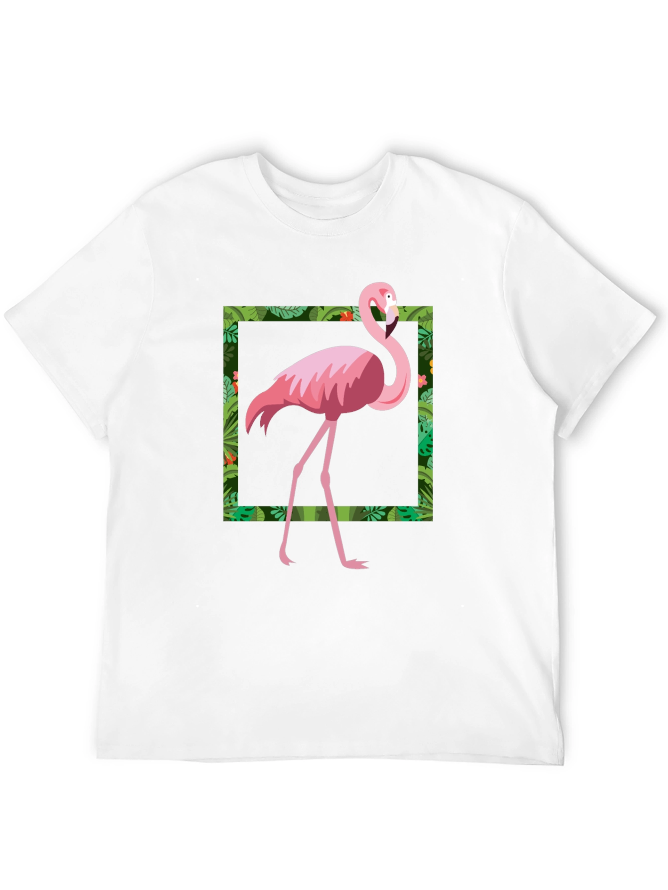 Tropical Flamingo Graphic T-Shirt