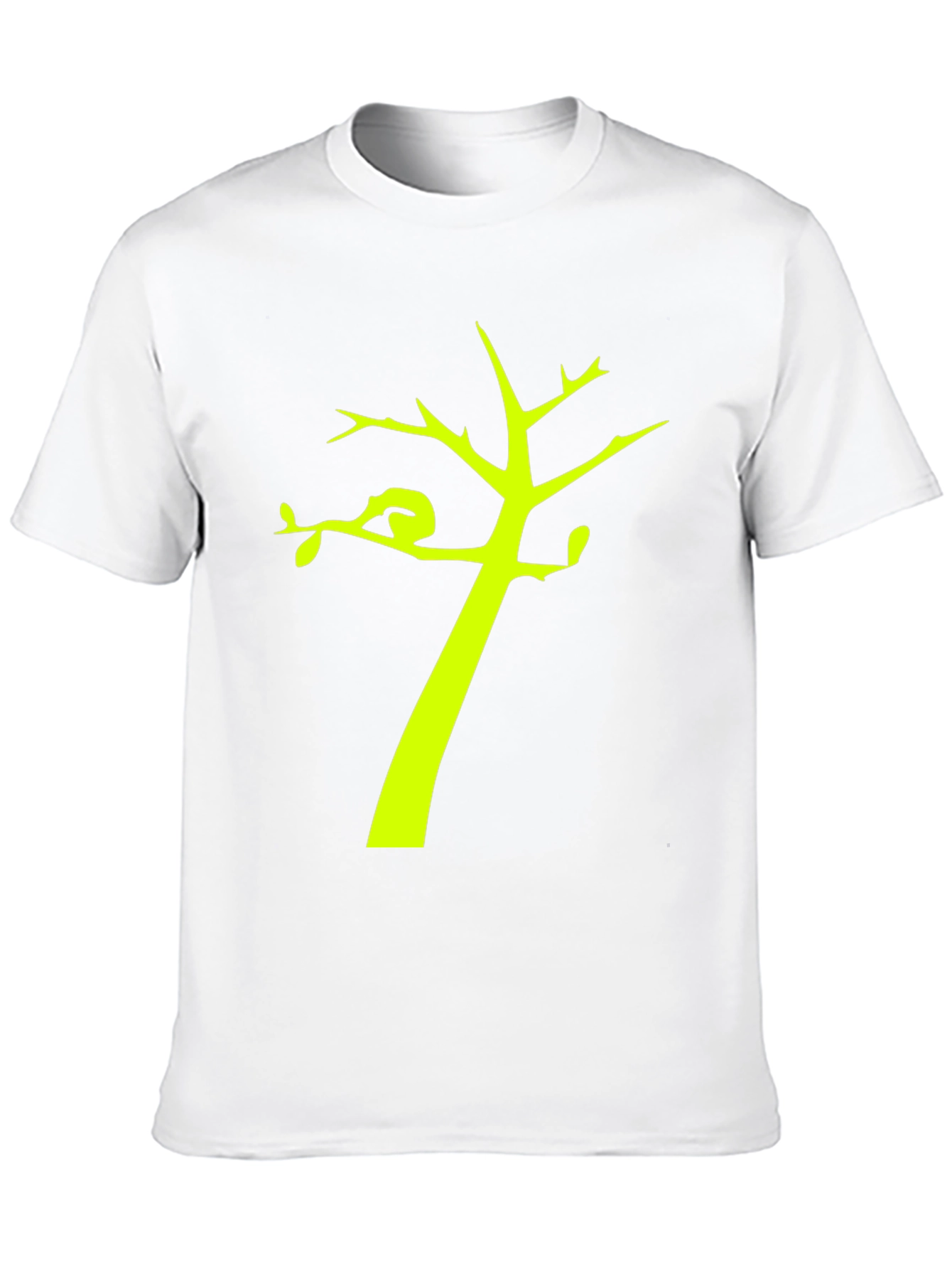 Black T-Shirt with Tree Graphic