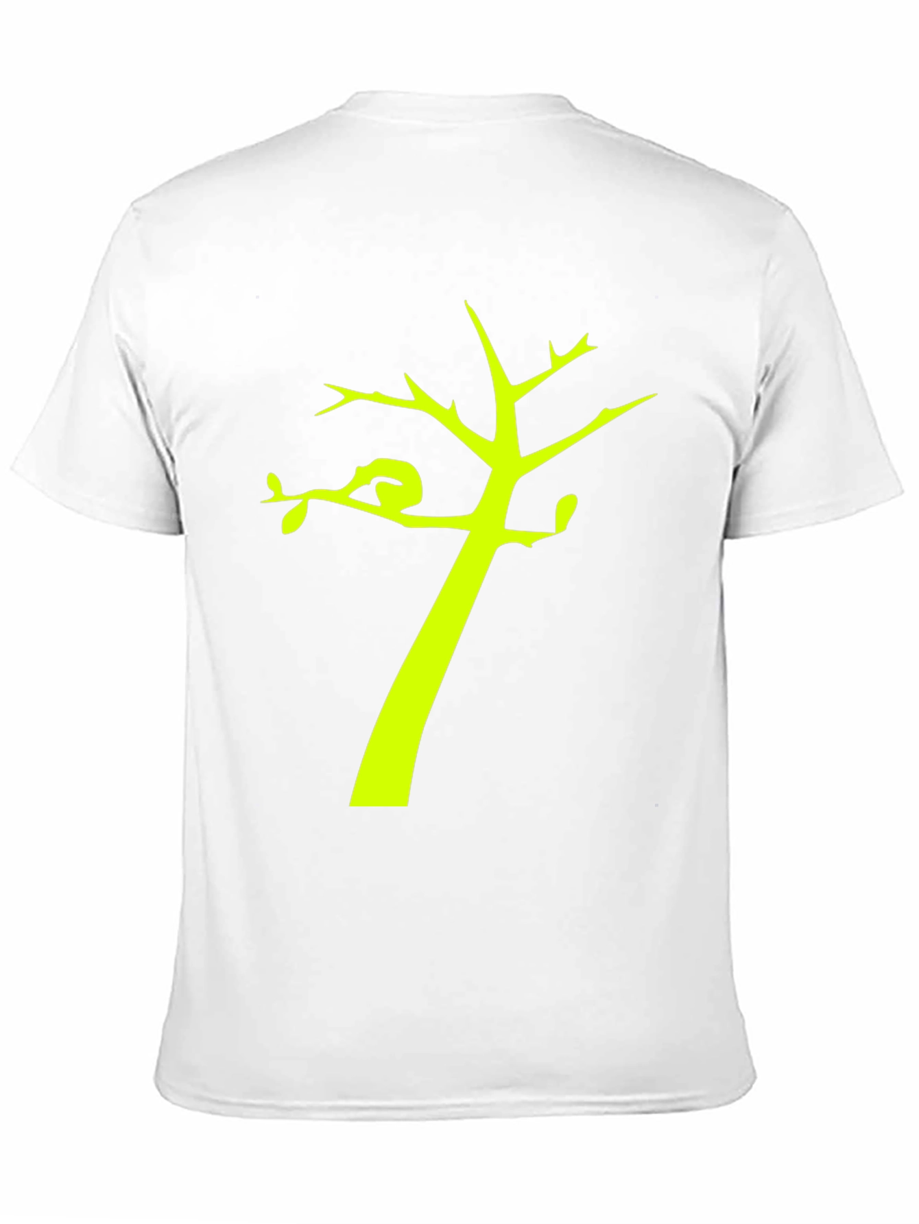 Black T-Shirt with Tree Graphic