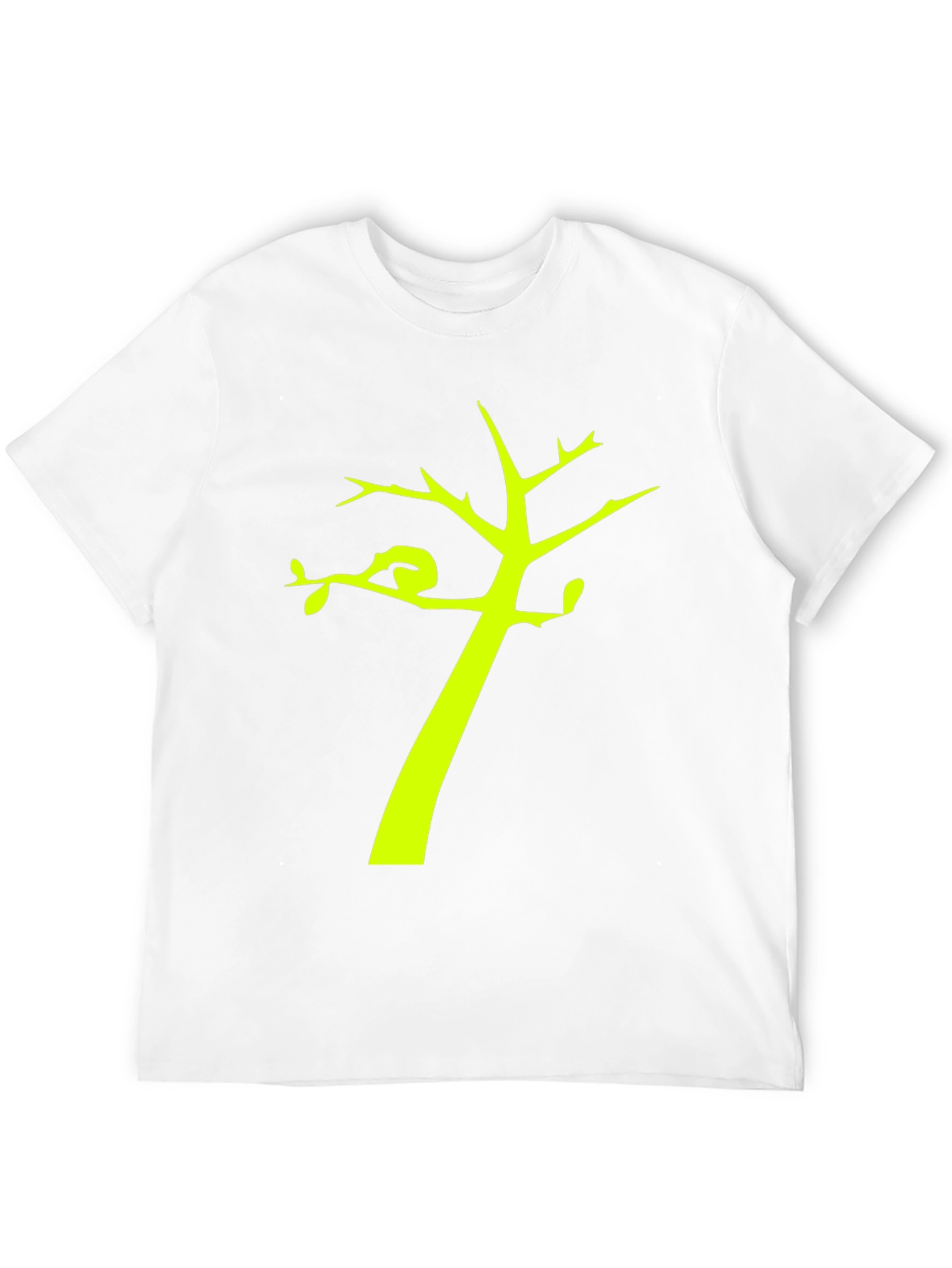 Black T-Shirt with Tree Graphic