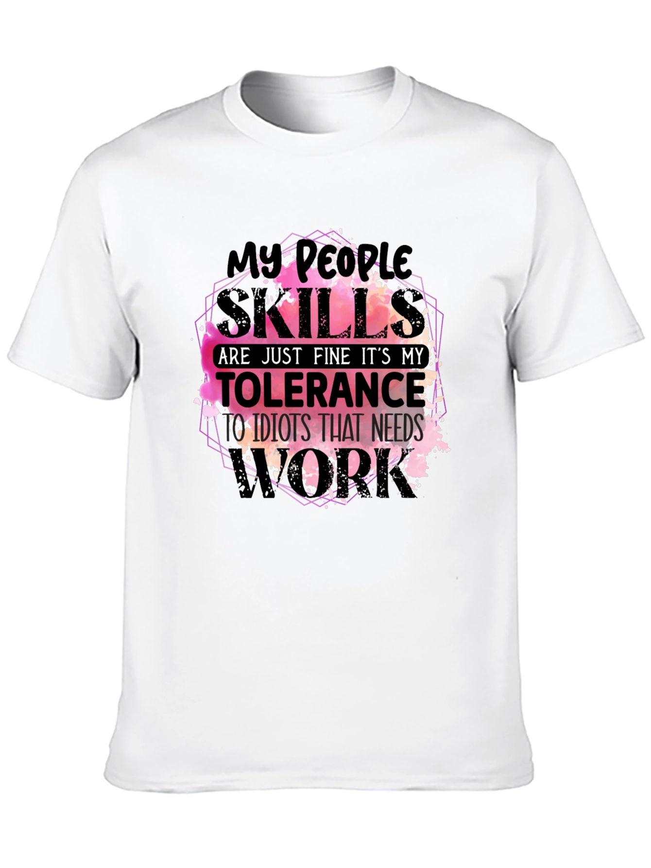 My People Skills T-Shirt Funny Sarcastic Tee