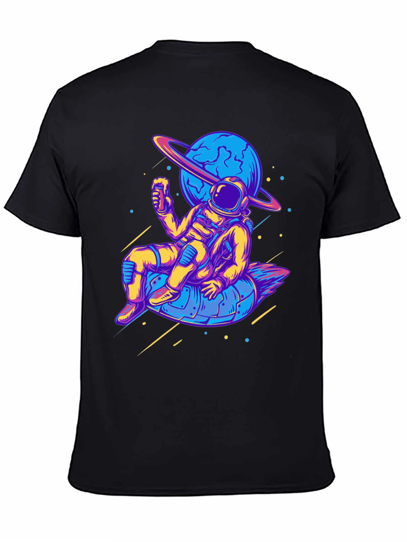 Astronaut in Space Graphic T-Shirt