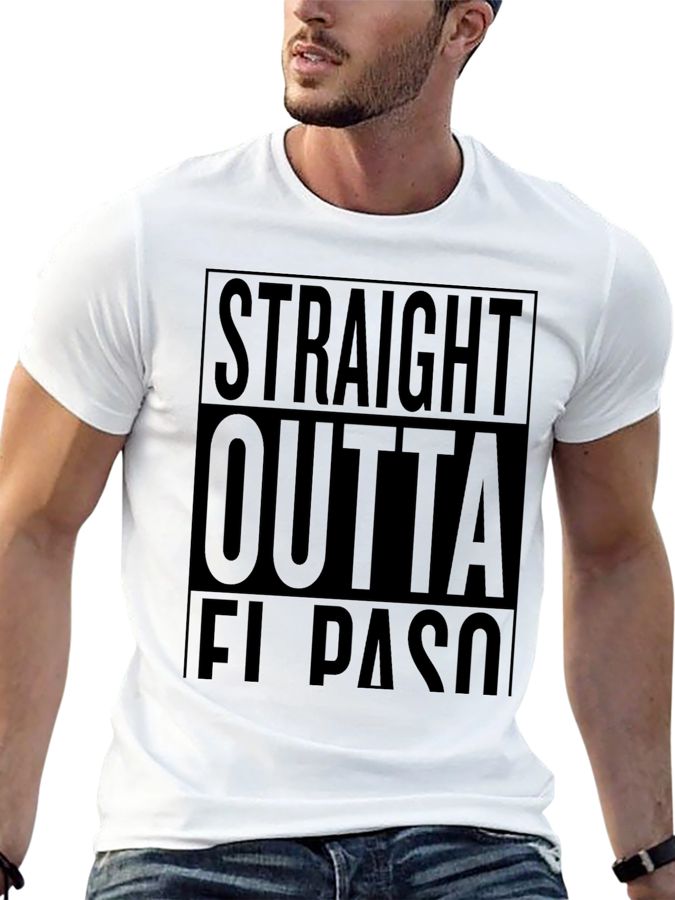 Straight Outta El Paso T-Shirt - Black