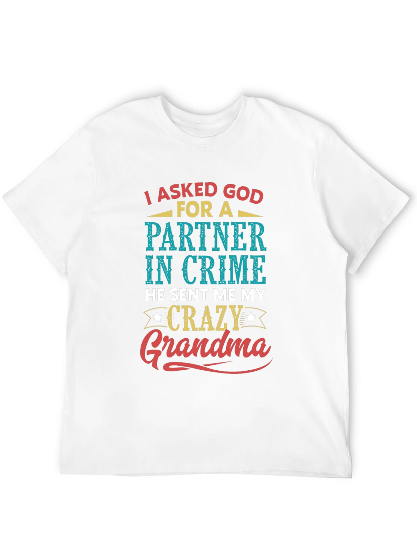 Partner In Crime Crazy Grandma Graphic Tee
