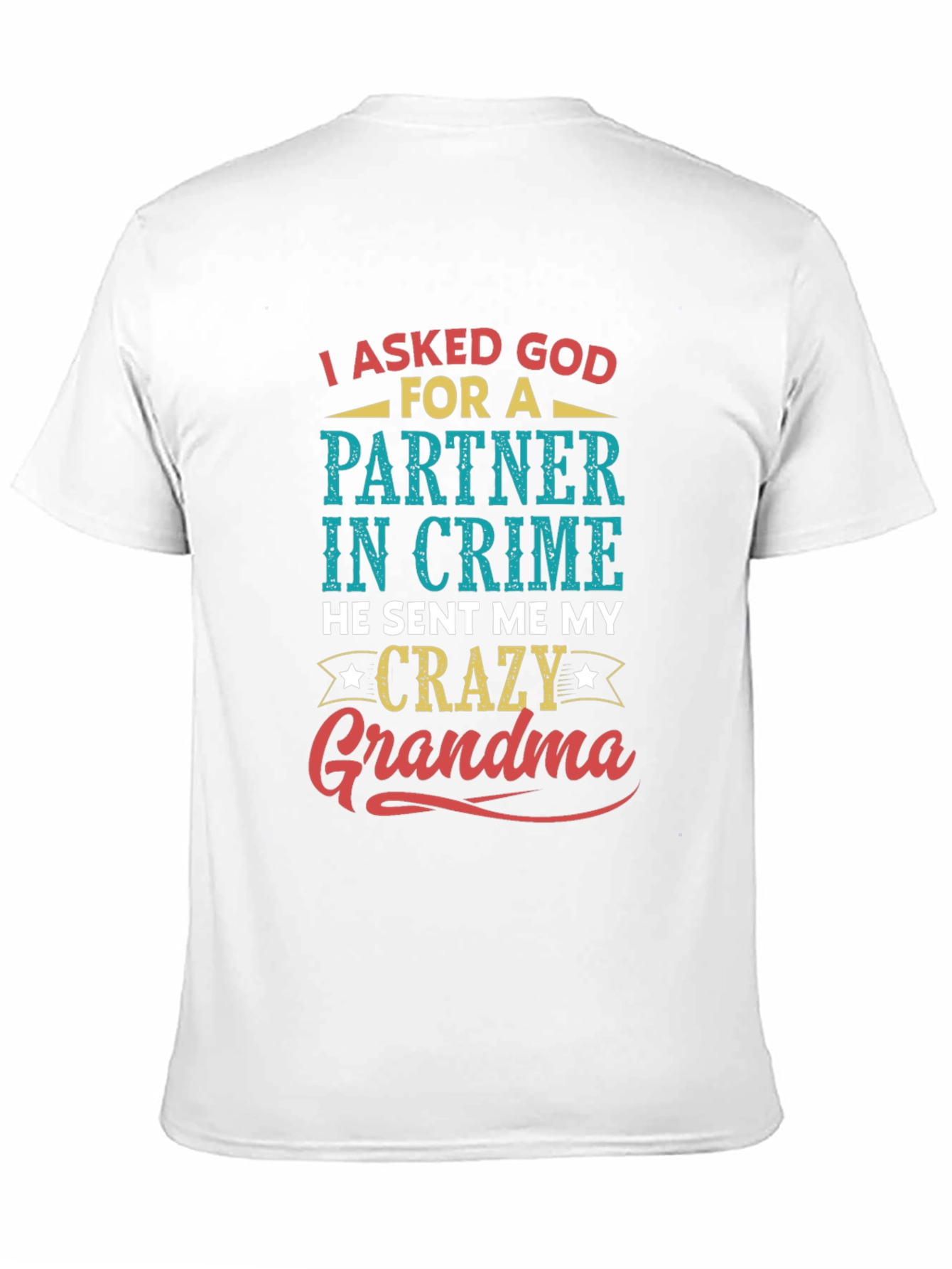 Partner In Crime Crazy Grandma Graphic Tee